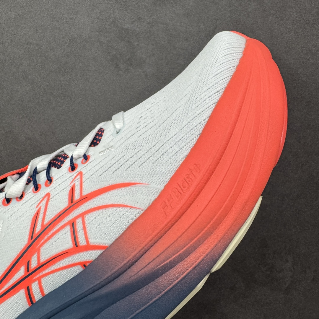 图片[5]-【公司级】Asics Gel-Nimbus 28 舒适防滑耐磨低帮休闲跑步鞋 鞋底采用了轻质发泡材料 并在后跟和前掌处采用了ASICS亚瑟士核心科技-GEL缓震胶 赋予鞋款强大的缓冲性能 提供了更柔软适的穿着体验 而在原有设计的启发之上 此次鞋款采用更贴合当今潮流趋势的材料和创新技术 展现出纽约充满活力的都市精神 货号：1011C145-003 尺码：36-47含半码-选品中心