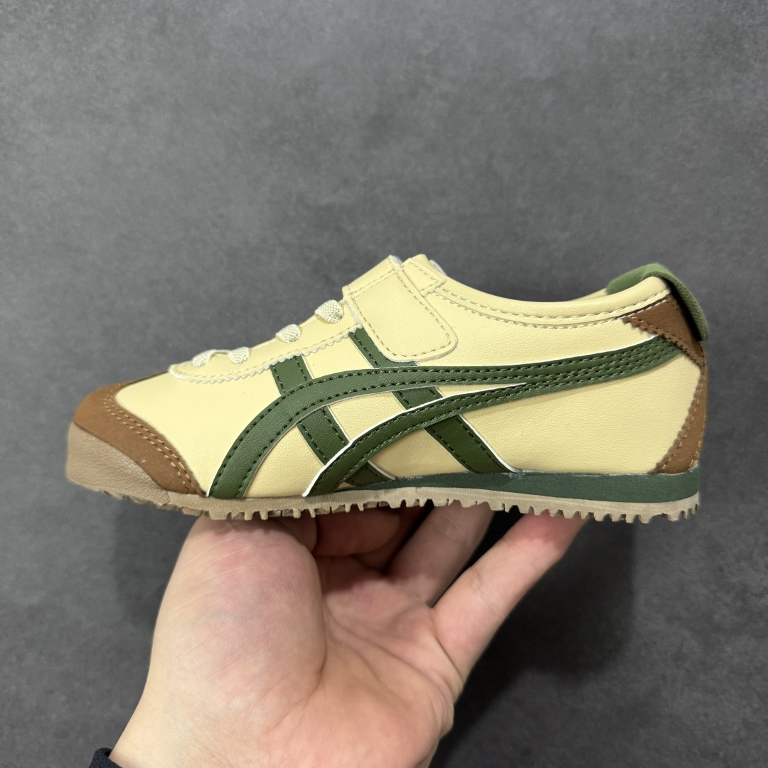 图片[2]-【纯原版】平台特供 Onitsuka Tiger鬼塚虎 MEXICO 66 PS 童鞋 皮面 浅棕 货号：1184A049-250 尺码：27 28 29.5 30 31.5 32 33 34.5 35-选品中心
