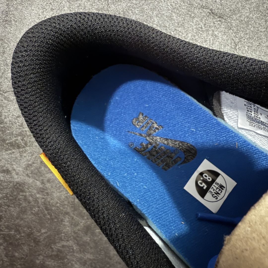 图片[8]-【原厂版】Union LA x Fragment Design x Air Jordan AJ1 Low OG SP 藤原浩三方联名四色拼接 TS联名倒钩低帮 蓝红白 DM7866-111 超级强悍品质 可对比市场各大纯原版本 专业aj大厂出品 对细节的把控毋庸置疑 材料也是用最接近原鞋的头层皮料 所有地方都没有做到减配 原厂鞋楦打造完美鞋型 整体鞋型以及后跟做的弧度做的非常好 鞋带为原厂打蜡鞋带 粗细程度同步原鞋 裁片清洁度到位 无明显瑕疵毛边 免修产品 正确针车 该重针 该有尖角的地方都有做到 鞋价格非常香 转手可闭眼卖高价 到手各位就知道货有多好 绝对秒杀一切同价格货品 尺码：36-47.5-选品中心