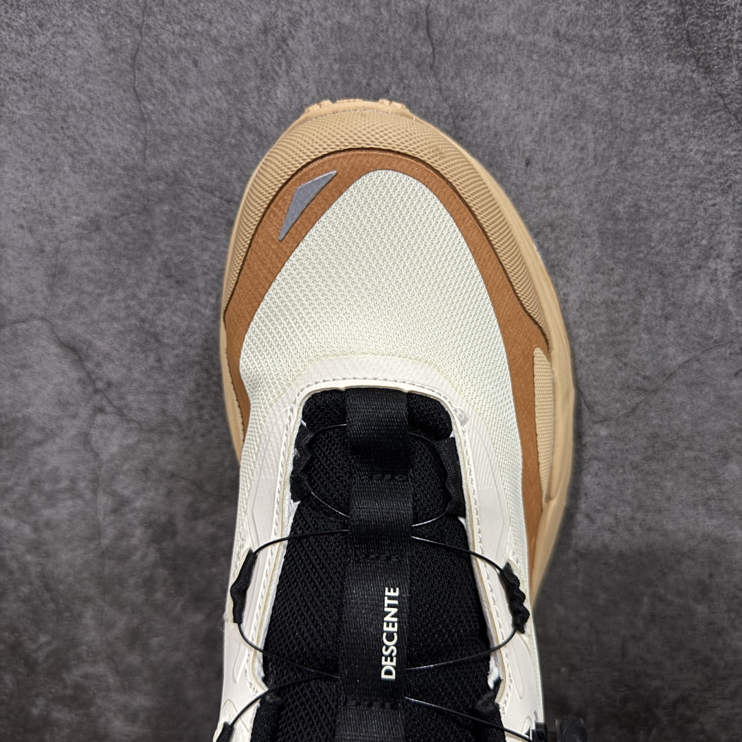图片[5]-【纯原版】迪桑特DESCENTE SKI STYLE系列 GORE-TEX 舒适 耐磨防水 低帮 徒步鞋 男女同款 棕白色 采用皮面网眼材质鞋面 通透不闷热 前掌易弯折设计 提供灵活的穿着感受 后跟Z-FOAM填充 缓震回弹 BOA FIT SYSTEM系带系统 便捷穿脱 尺码：40-45-选品中心