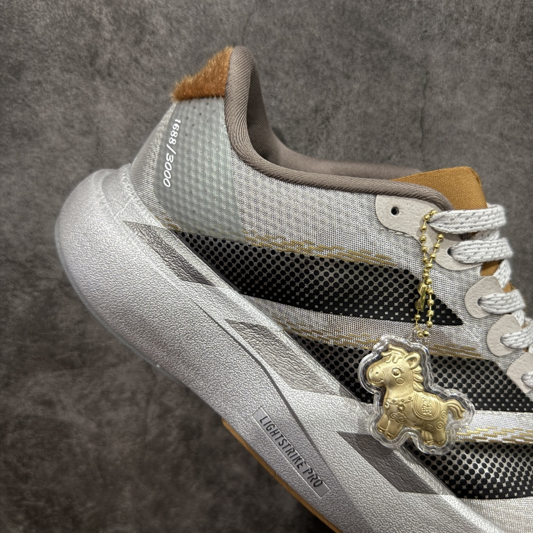 图片[7]-【HD纯原版】adidas Adizero Evo SL 马年 CNY新年款 WOVEN 灰黑 货号：KK4310 尺码：36 36.5 37 38.5 39 40 40.5 41 42 42.5 43 44 44.5 45 46-选品中心