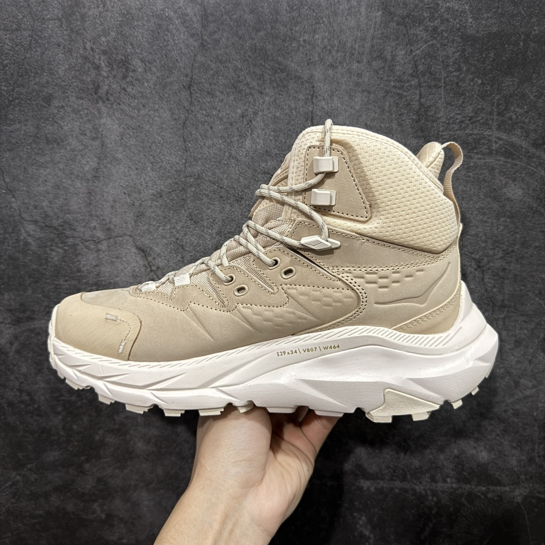 图片[2]-【纯原福利】HOKA ONE ONE U Kaha 2 GTX 卡哈 高帮缓震防水户外功能鞋 原xx 的顶级纯原防水版 现福利特价 把握手速 顶级好货💪🏻  鞋款特别研发使用性能独特的几何形跑鞋中底，此种鞋底更厚、更高、回弹性也更好，除了卓越的缓冲性能，它还能为各种阶段的跑者带来更具动感、更加稳定的跑步体验。HOKA ONE ONE从设计之初就清楚意识到，要保证跑者步幅的均匀一致，双脚自然而然的运动至关重要  尺码： 39 40 40.5 41 42 42.5 43 44 45 46-选品中心