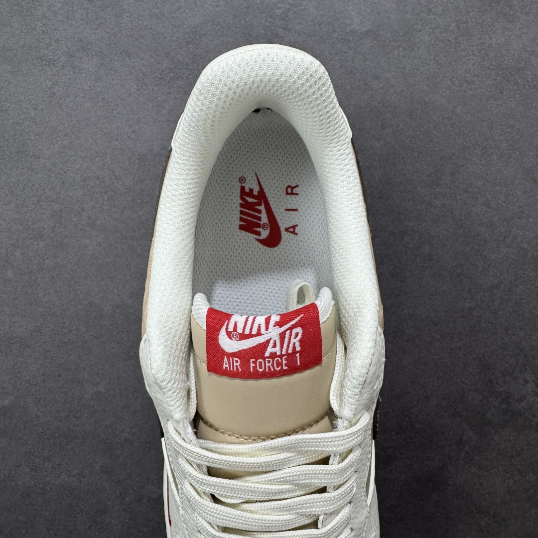 图片[7]-【定制版】NIke Air Force 1 \’07 Low “马年限定–素褐凝烟” 空军一号低帮 运动鞋 休闲鞋 折边针车 工艺难度大 原楦头原纸板 高端定制鞋盒 原厂鞋底 超高清洁度 细节完美 货号：NH0601-537 尺码：36 36.5 37.5 38 38.5 39 40 40.5 41 42 42.5 43 44 44.5 45-选品中心