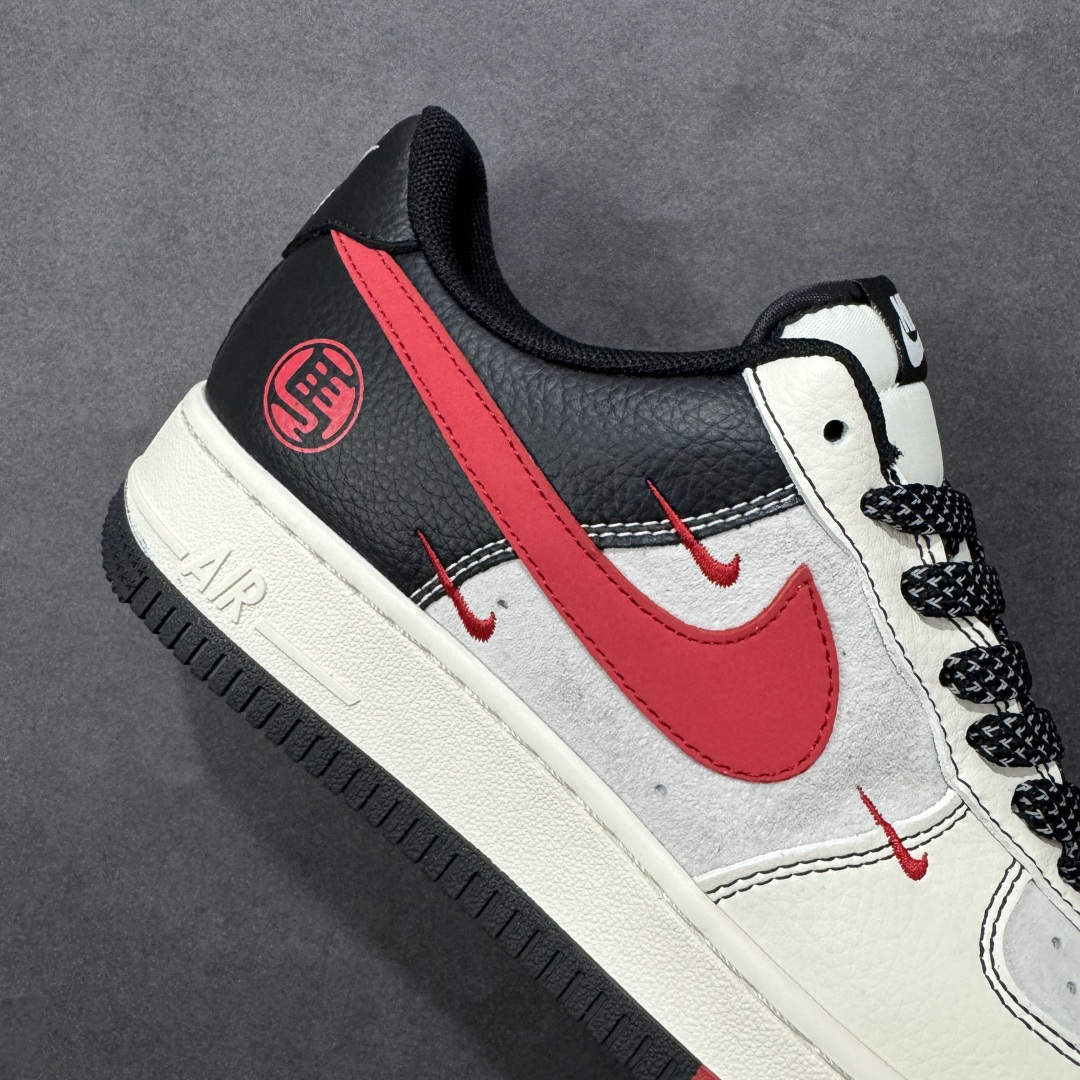 图片[6]-【定制版】Nike Air Force 1\’07 Low 马年限定 空军一号低帮休闲板鞋  #原楦头原纸板 高端定制鞋盒 原厂鞋底 超高清洁度 细节完美 货号：HT5088-620  尺码：36 36.5 37.5 38 38.5 39 40 40.5 41 42 42.5 43 44 44.5 45-选品中心