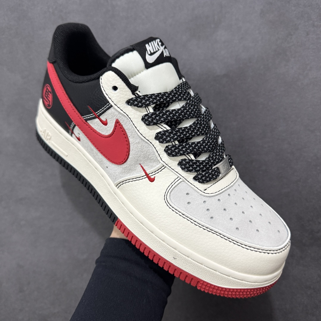 图片[3]-【定制版】Nike Air Force 1\’07 Low 马年限定 空军一号低帮休闲板鞋  #原楦头原纸板 高端定制鞋盒 原厂鞋底 超高清洁度 细节完美 货号：HT5088-620  尺码：36 36.5 37.5 38 38.5 39 40 40.5 41 42 42.5 43 44 44.5 45-选品中心
