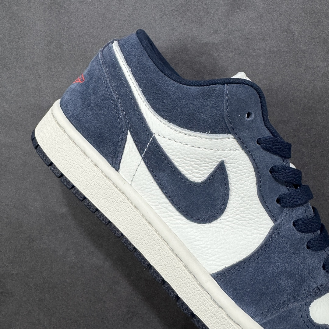 图片[6]-【H11版本】耐克Nike Air Jordan 1 AJ1经典复古经典低帮百搭文化篮球鞋 IO7448-400 公司级真标半码制#原档案原数据开发版型#采用荔枝纹头层皮革鞋面材质#原厂立体填充鞋舌海绵#中底注胶孔及缜密中底拉帮工艺#原数据开发模具大底 尺码：35.5 36 36.5 37.5 38 38.5 39 40 40.5 41 42 42.5 43 44 44.5 45 46 47.5 编码：H11B250260-选品中心