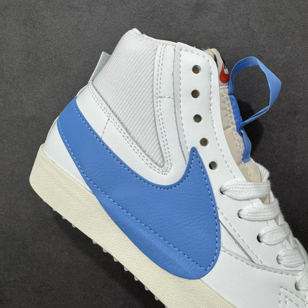 图片[6]-特价【公司级】Nike Blazer Mid ‘77 jumbo ”解构设计 中帮 板鞋 男女同款 白蓝 经典百搭中帮开拓者休闲运动板鞋 真硫化铝楦制作 原厂布料拼接 独家裁片完美鞋型 台湾进口软感荔枝头层皮 原盒真标 正确环保中底 货号：DD3111-103 尺码：36 36.5 37.5 38 38.5 39 40 40.5 41 42 42.5 43 44 45-选品中心