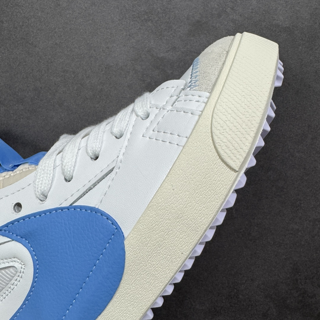 图片[5]-特价【公司级】Nike Blazer Mid ‘77 jumbo ”解构设计 中帮 板鞋 男女同款 白蓝 经典百搭中帮开拓者休闲运动板鞋 真硫化铝楦制作 原厂布料拼接 独家裁片完美鞋型 台湾进口软感荔枝头层皮 原盒真标 正确环保中底 货号：DD3111-103 尺码：36 36.5 37.5 38 38.5 39 40 40.5 41 42 42.5 43 44 45-选品中心