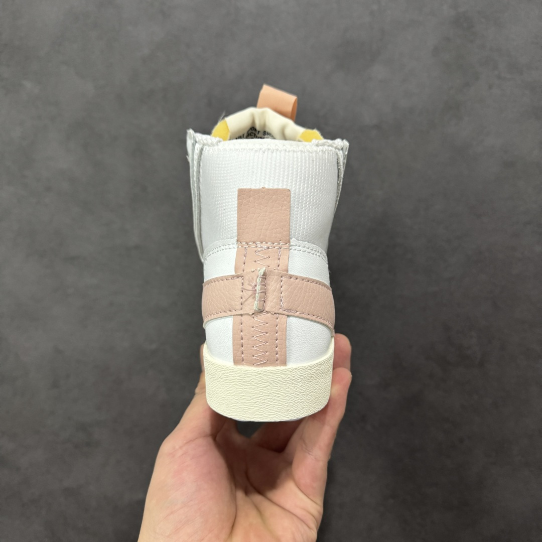 图片[4]-特价【公司级】Nike Blazer Mid ‘77 jumbo ”解构设计 中帮 板鞋 男女同款 白蓝 经典百搭中帮开拓者休闲运动板鞋 真硫化铝楦制作 原厂布料拼接 独家裁片完美鞋型 台湾进口软感荔枝头层皮 原盒真标 正确环保中底 货号：DQ1471-101 尺码：36 36.5 37.5 38 38.5 39 40 40.5 41 42 42.5 43 44 45-选品中心