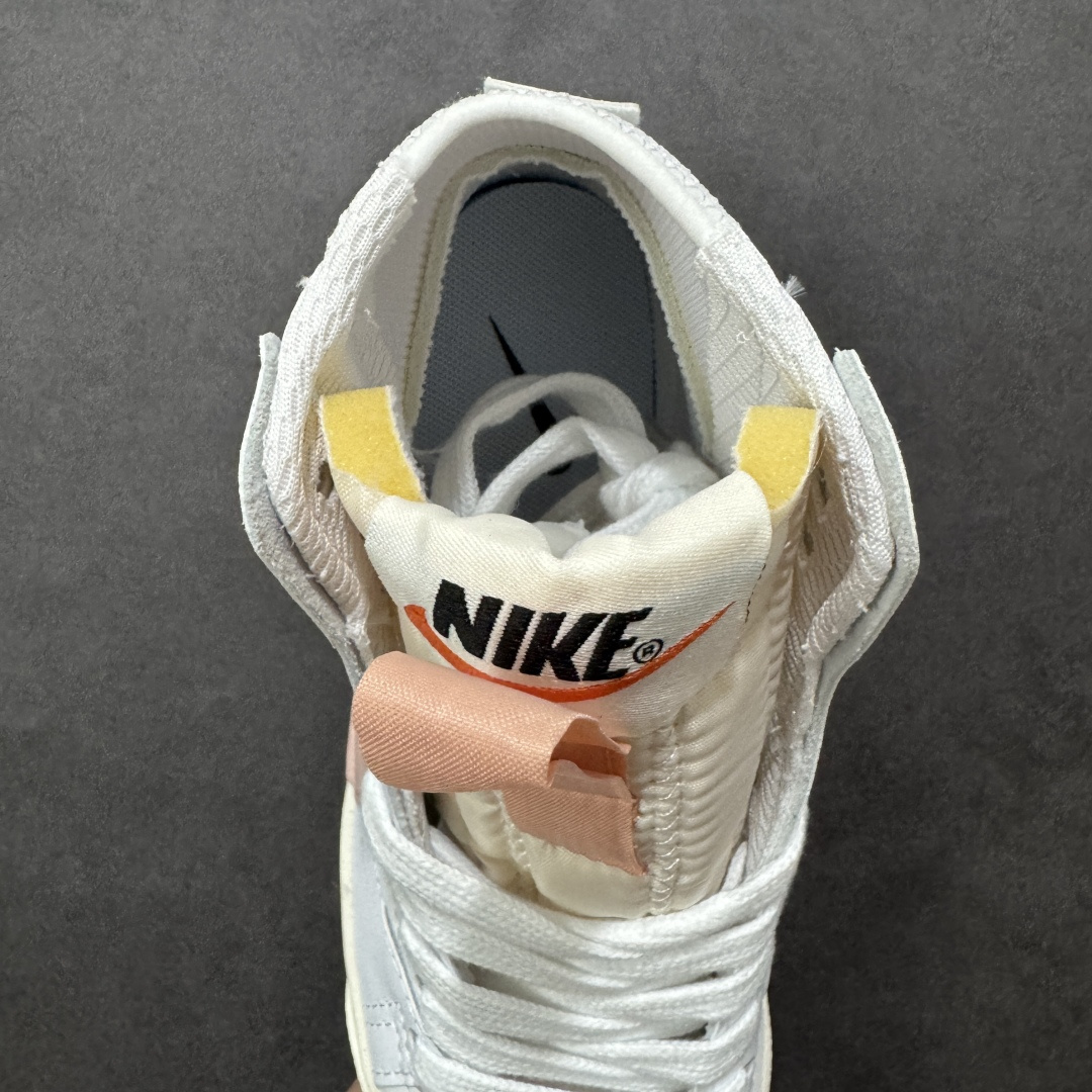 图片[7]-特价【公司级】Nike Blazer Mid ‘77 jumbo ”解构设计 中帮 板鞋 男女同款 白蓝 经典百搭中帮开拓者休闲运动板鞋 真硫化铝楦制作 原厂布料拼接 独家裁片完美鞋型 台湾进口软感荔枝头层皮 原盒真标 正确环保中底 货号：DQ1471-101 尺码：36 36.5 37.5 38 38.5 39 40 40.5 41 42 42.5 43 44 45-选品中心