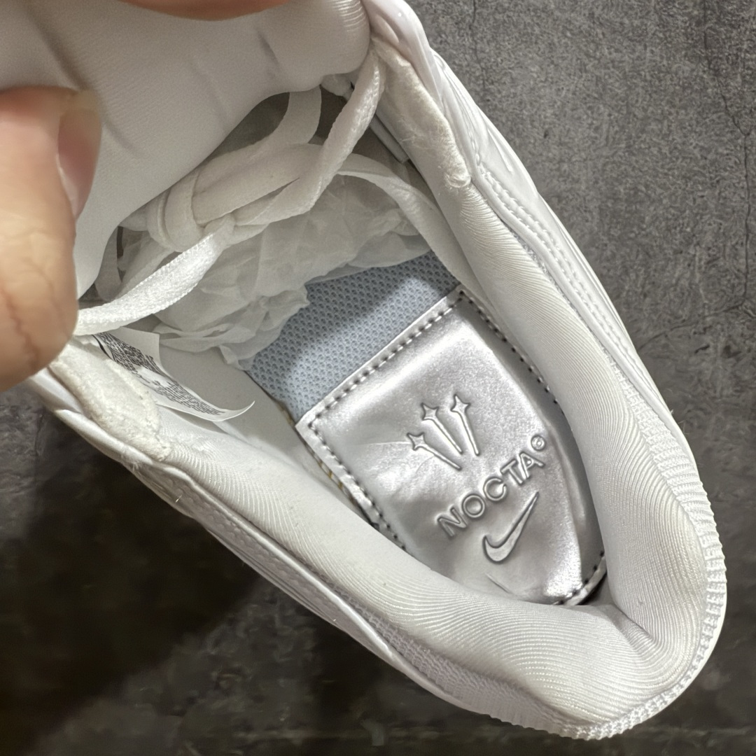 图片[7]-【ZOK版本】NOCTA x NK Hot Step II 联名款 复古运动鞋 白色 DZ7293-100 外贸专供品质 市场第一梯队 区别市场掉漆版本 全部使用原厂材料 原数据打造 鞋面造型有很强的线条感 电镀元素贯穿鞋身 以其鲜明的色调 为街头时尚注入了一股新鲜活力 尺码：40 40.5 41 42 42.5 43 44 44.5 45 46 47.5 47.5 48.5-选品中心