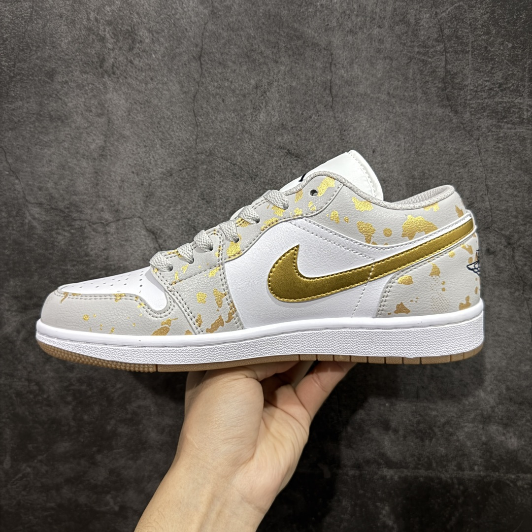 图片[2]-【N版纯原】 Air Jordan 1 Low 乔丹1代低帮定制配色太阳神阿波罗 白金 货号：553558-146 尺码：35.5 36 36.5 37 38.5 39 40 40.5 41 42 42.5 43 44 44.5 45 46 46.5 47.5-选品中心