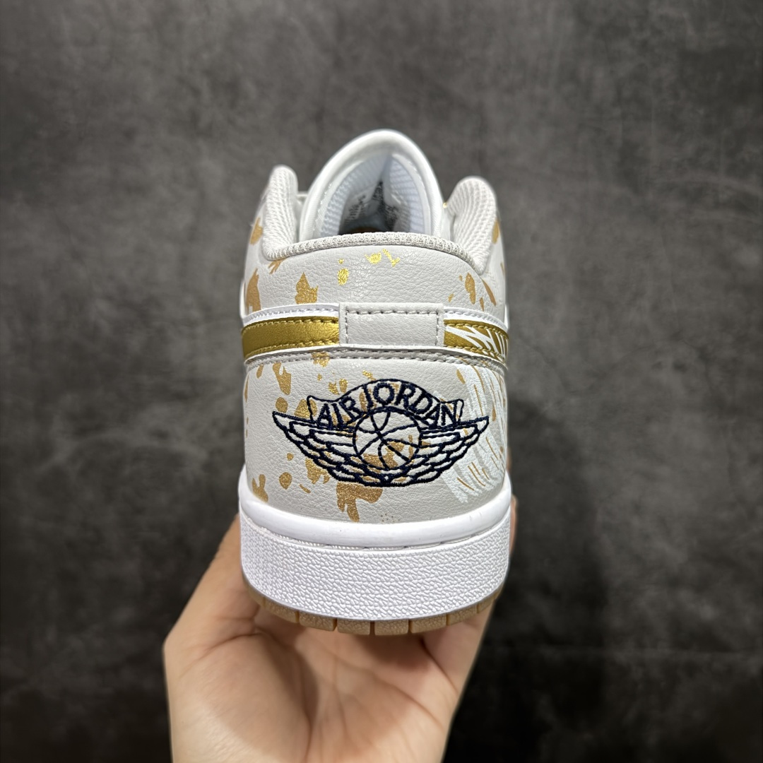 图片[4]-【N版纯原】 Air Jordan 1 Low 乔丹1代低帮定制配色太阳神阿波罗 白金 货号：553558-146 尺码：35.5 36 36.5 37 38.5 39 40 40.5 41 42 42.5 43 44 44.5 45 46 46.5 47.5-选品中心