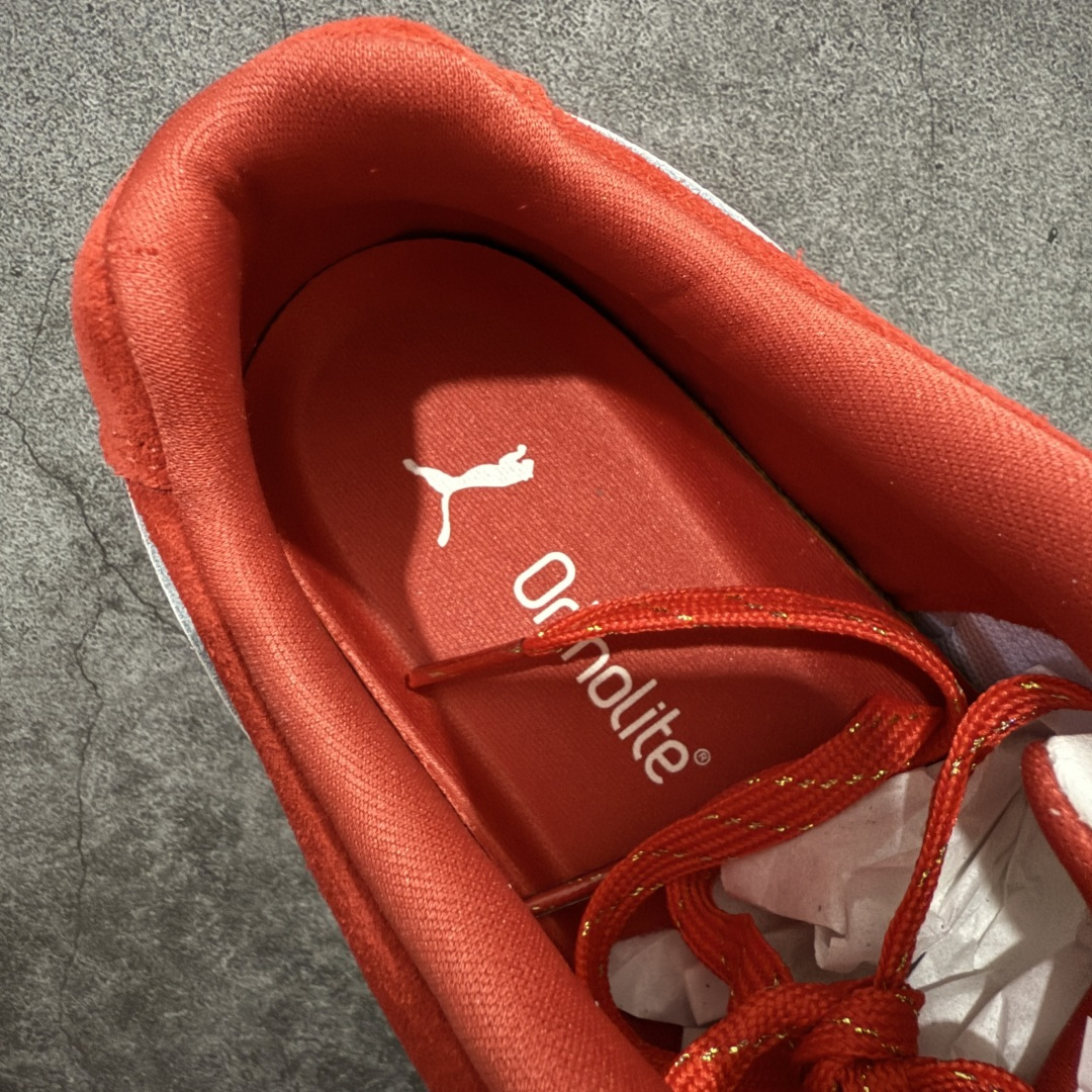 图片[8]-【CS纯原版】Puma Speedcat OG Sparco 舒适运动 防滑轻便 低帮 生活休闲鞋 男女款运动休闲鞋 马年限定 398836-31 市场第一梯队品质 版型 细节 烫金走线 完全碾压市场任意版本 欢迎对比🆚 工厂耗时3个月开发 原装档案原数据纸版楦型 采用固色翻毛皮鞋面材质(正确二次成型\’猛帮\’成型工艺🆚区别市面版本!!) 外置原数据开发轻量耐磨橡胶大底💪🏻 全球知名运动品牌PUMA宝马赛车系列 融合了宝马车队的标志性配色 以趣味十足又前卫复古的设计引领潮流 将赛道精神融入街头时尚 开启前卫竞速之旅 主打前卫复古风 Roma鞋款的鞋侧以复古的流线造型 缀以宝马经典Logo 巧妙吸睛 而Speedcat鞋款以亮眼三色条纹元素缀以舒适鞋面 赋予了独特的个性美学 演绎赛车的无尽能量 尺码：35.5-45-选品中心