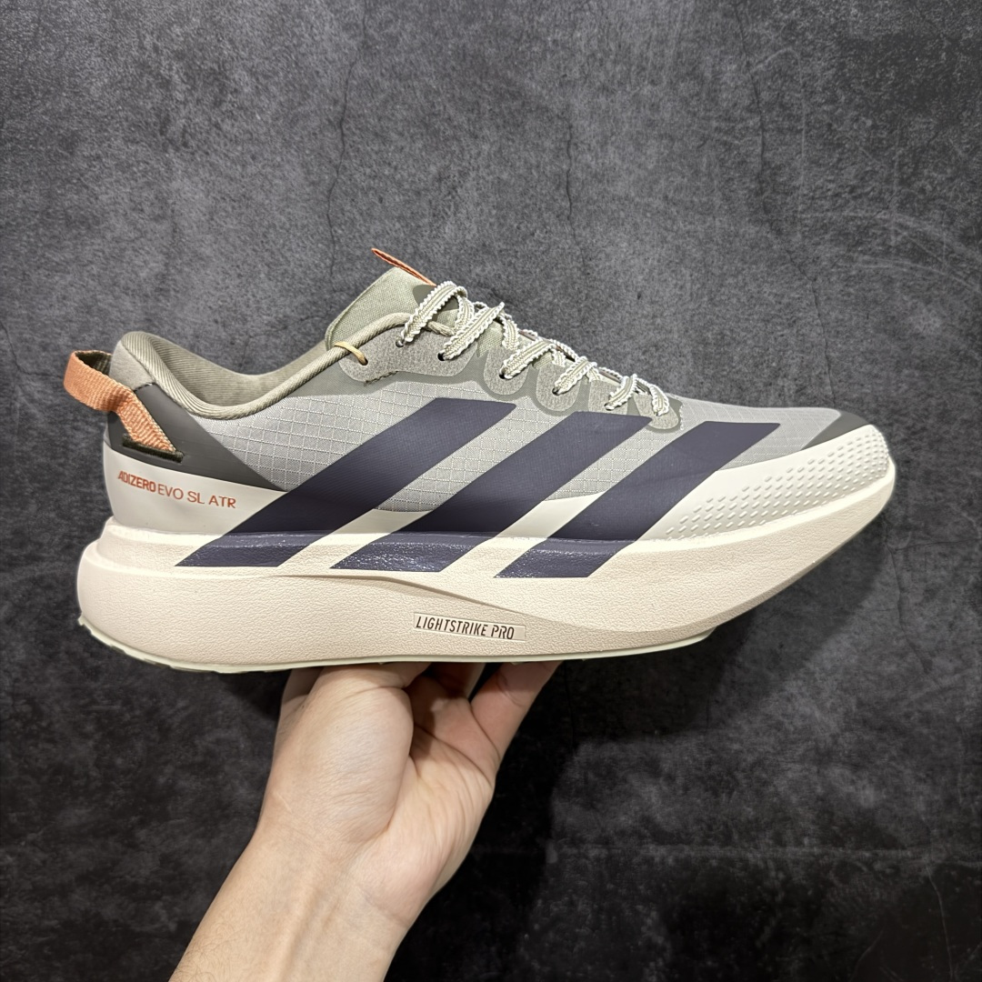 【HD纯原】阿迪达斯adidas Adizero Evo SL ATR 舒适贴合防水跑步鞋 男女同款 货号：KK2719 尺码：36 36.5 37.5 38 38.5 39 40 40.5 41 42 42.5 43 44 45 46-选品中心
