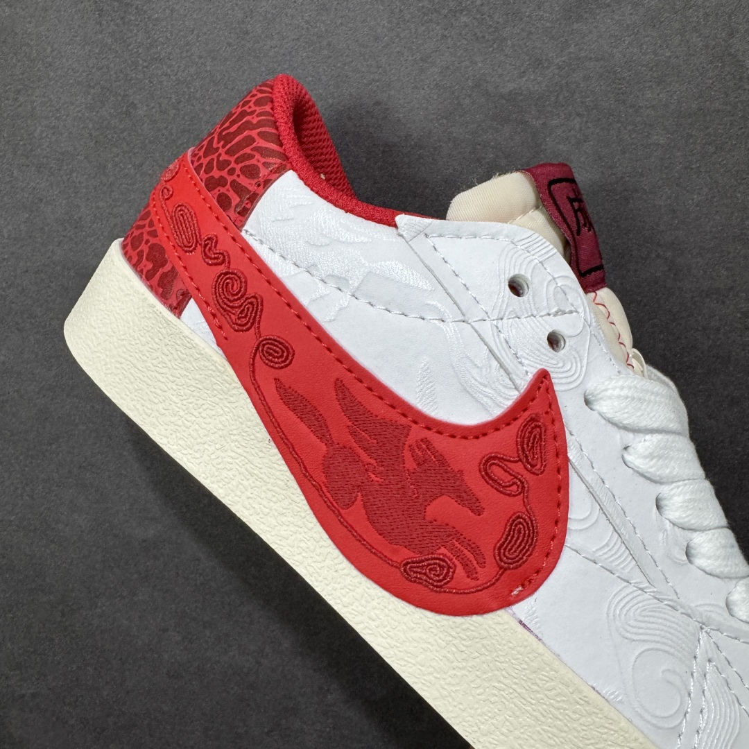 图片[6]-【定制版】NK Blazer Low‘77 Jumbo 马年限定 CNY新年款 经典百搭低帮开拓者休闲运动板鞋 MN2026-003 尺码：36 36.5 37.5 38 38.5 39 40 40.5 41 42 42.5 43 44 45 编码：GLB220230-选品中心