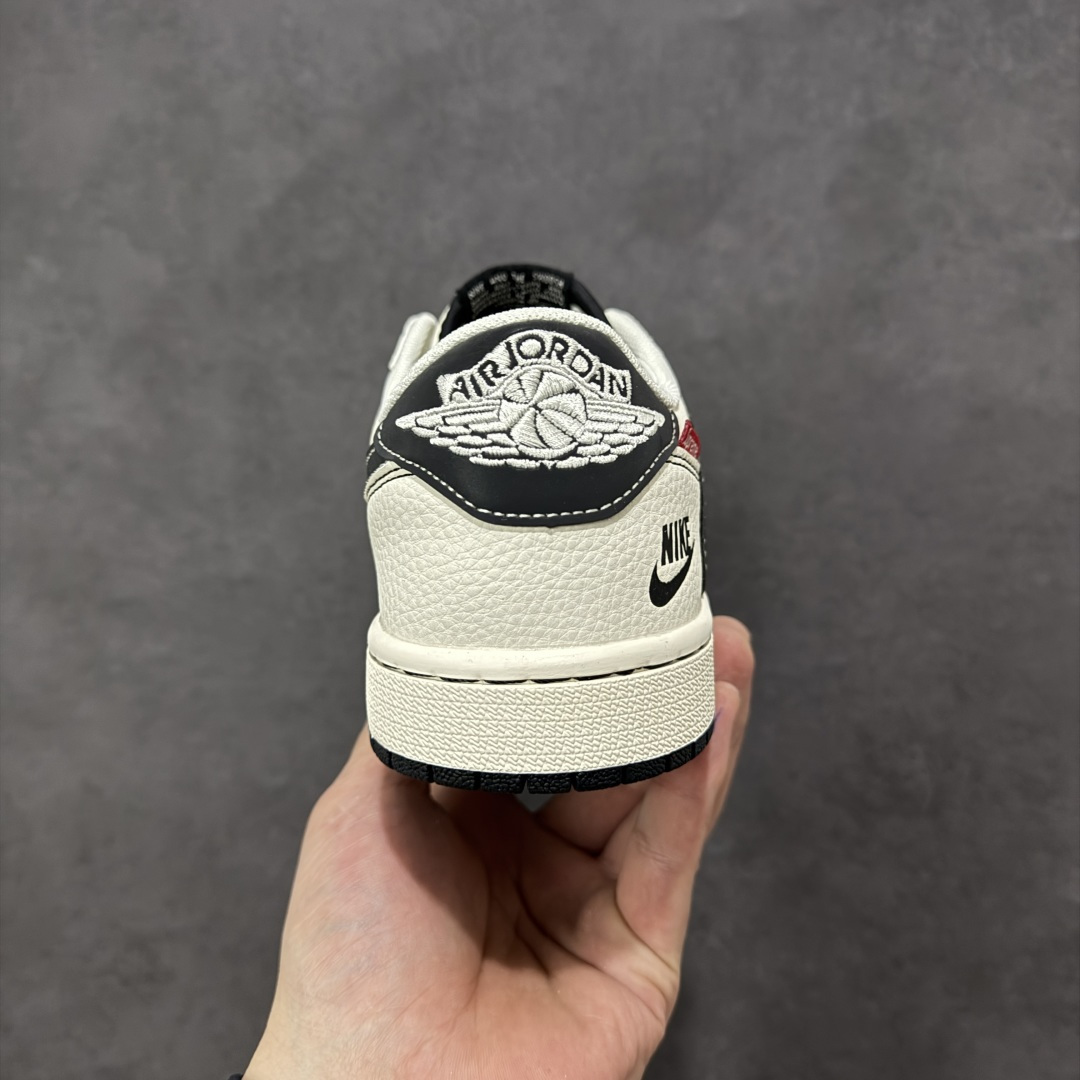 图片[4]-【定制版】Travis Scott x Jordan 1 Low 高端定制 乔丹倒勾低帮休闲板鞋 大厂纯原品质出货 纯正版型 定制鞋盒 皮料切割干净无任何毛边 细节完美 超高清洁度 货号：HH7518-088 尺码：36 36.5 37.5 38 38.5 39 40 40.5 41 42 42.5 43 44 44.5 45-选品中心