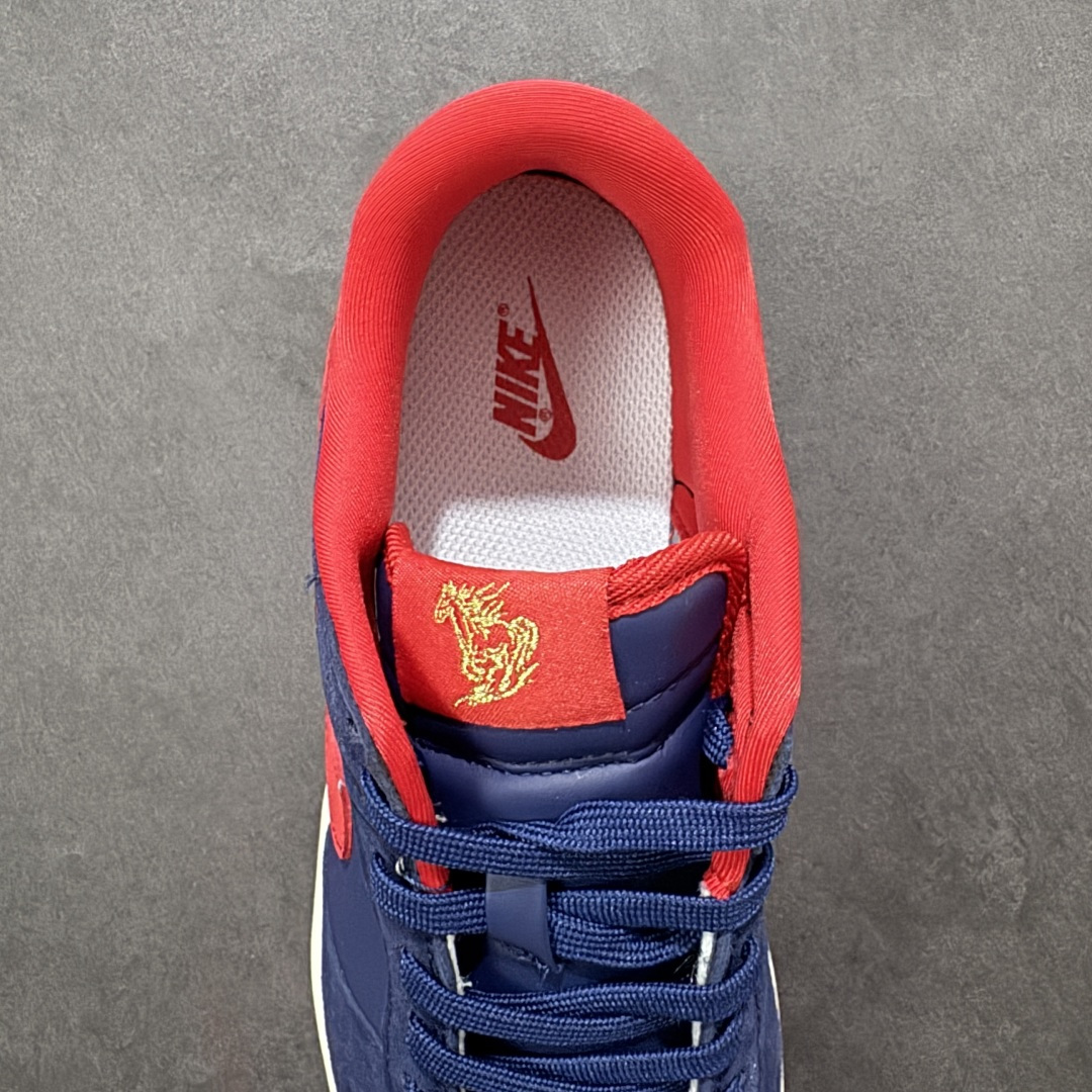 图片[7]-【定制版】Nike SB Dunk Low 马年限定 幽蓝赤霞 高端定制 低帮休闲板鞋 NH0601-487  #定制鞋盒 大厂纯原品质出货 超高清洁度 皮料切割干净无任何毛边 细节完美  尺码：36 36.5 37.5 38 38.5 39 40 40.5 41 42 42.5 43 44 44.5 45-选品中心