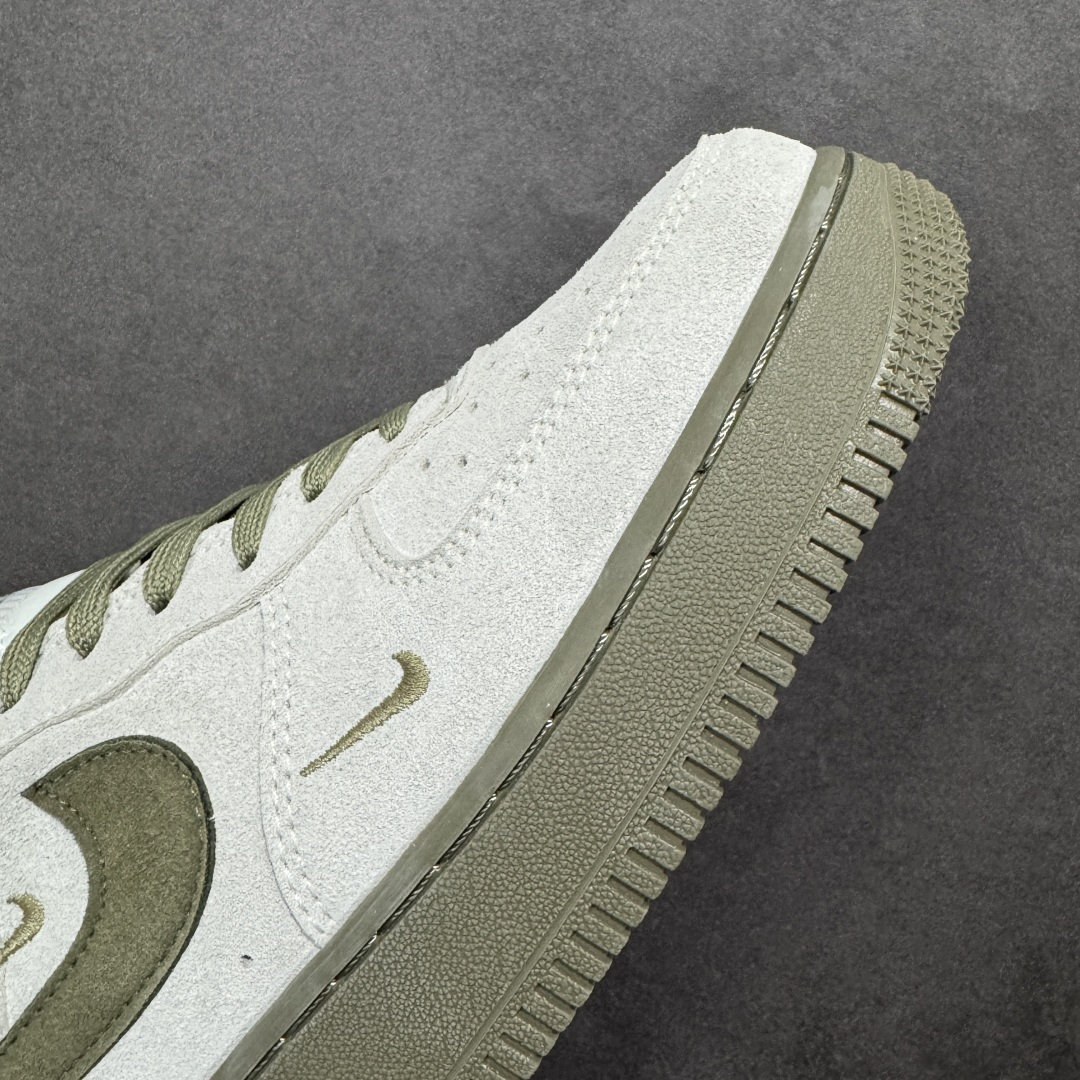 图片[5]-【定制版】Nike Air Force 1\’07 Low 橄榄绿米白 空军一号低帮休闲板鞋  #原楦头原纸板 高端定制鞋盒 原厂鞋底 超高清洁度 细节完美 货号：DF0188-122  尺码：36 36.5 37.5 38 38.5 39 40 40.5 41 42 42.5 43 44 44.5 45-选品中心