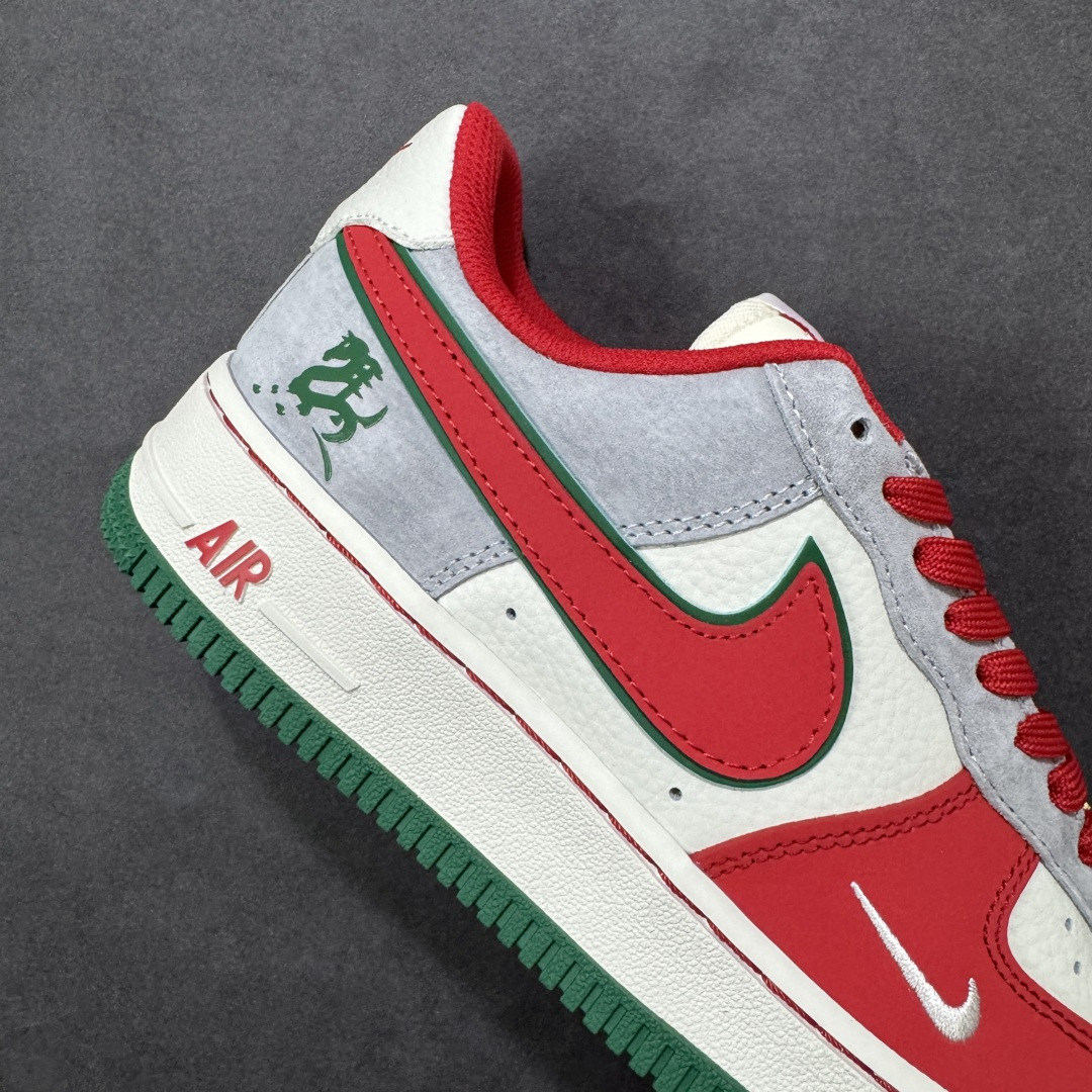 图片[6]-【定制版】NIke Air Force 1 \’07 Low “马年限定–丹枫银霜” 空军一号低帮 运动鞋 休闲鞋 折边针车 工艺难度大 原楦头原纸板 高端定制鞋盒 原厂鞋底 超高清洁度 细节完美 货号：NH0601-520 尺码：36 36.5 37.5 38 38.5 39 40 40.5 41 42 42.5 43 44 44.5 45-选品中心