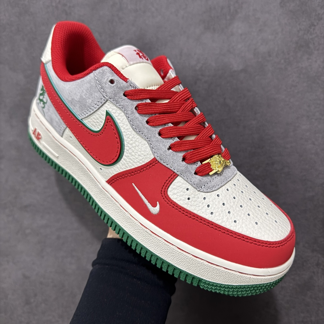 图片[3]-【定制版】NIke Air Force 1 \’07 Low “马年限定–丹枫银霜” 空军一号低帮 运动鞋 休闲鞋 折边针车 工艺难度大 原楦头原纸板 高端定制鞋盒 原厂鞋底 超高清洁度 细节完美 货号：NH0601-520 尺码：36 36.5 37.5 38 38.5 39 40 40.5 41 42 42.5 43 44 44.5 45-选品中心