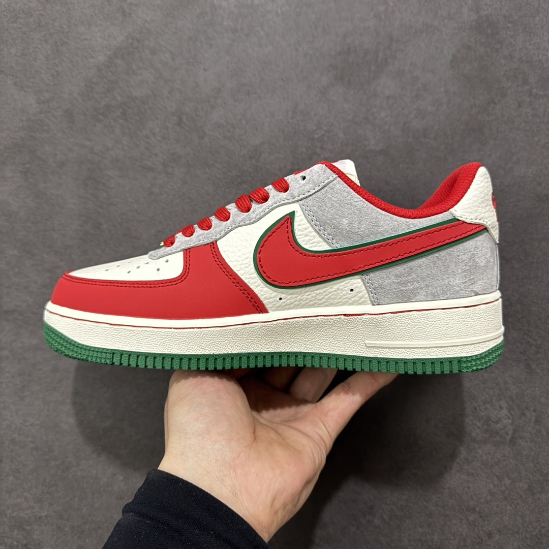 图片[2]-【定制版】NIke Air Force 1 \’07 Low “马年限定–丹枫银霜” 空军一号低帮 运动鞋 休闲鞋 折边针车 工艺难度大 原楦头原纸板 高端定制鞋盒 原厂鞋底 超高清洁度 细节完美 货号：NH0601-520 尺码：36 36.5 37.5 38 38.5 39 40 40.5 41 42 42.5 43 44 44.5 45-选品中心