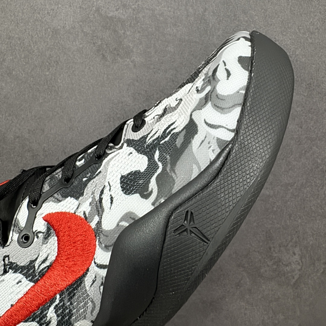 图片[5]-【定制版】Nike Zoom Kobe VI 马年限定 CNY新年款 耐克 科比6代系列 低帮复刻实战运动低帮文化篮球鞋 纯原版本 鞋头和鞋舌采用透气运动网布制成 采用更为挺拔的鞋口设计 为脚踝带来更佳的包裹与支撑感 侧面独特波纹纹理细节 打破了单调 赋予鞋子灵动与活力的视觉体验 货号：HF2793-009 尺码：38-46带半码-选品中心