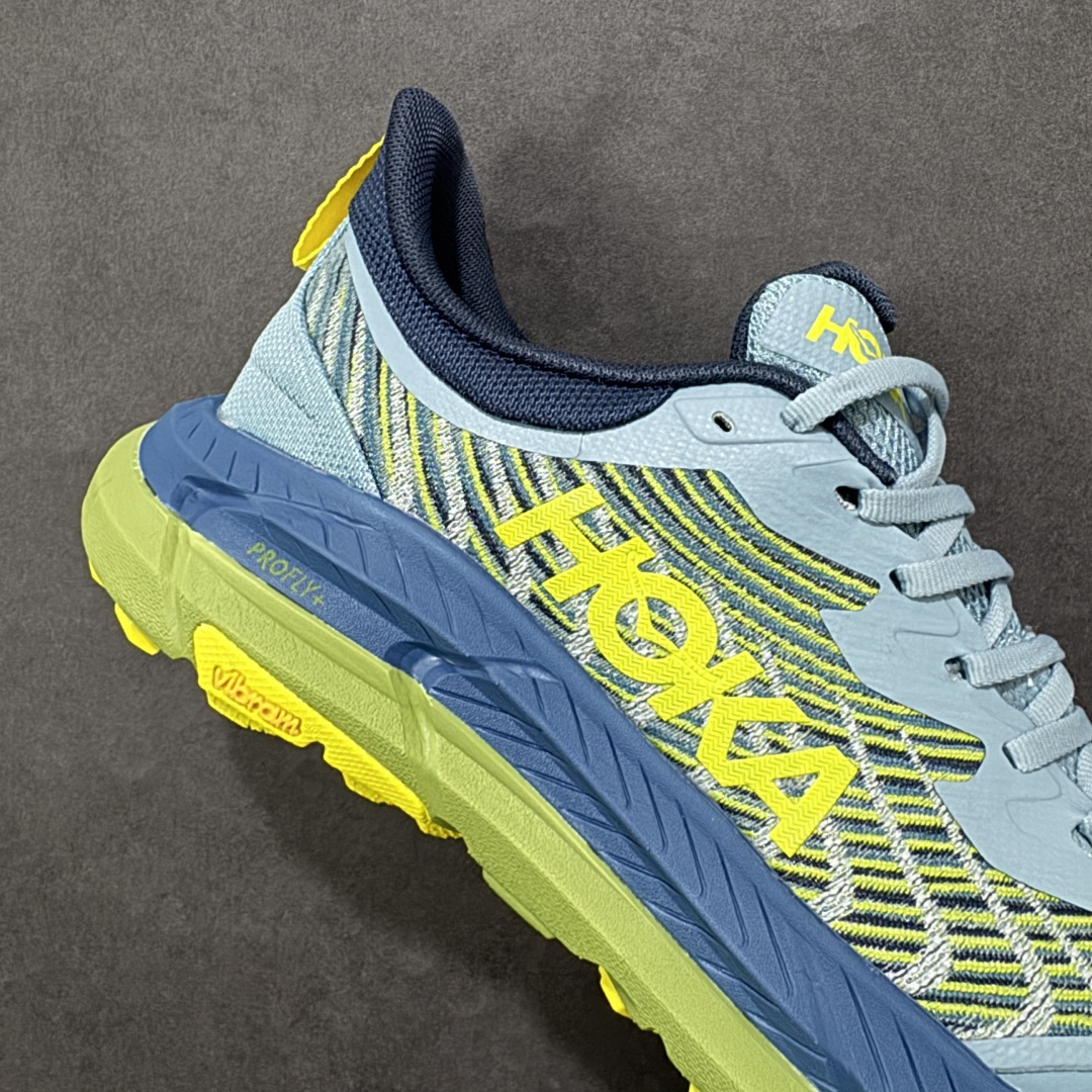 图片[6]-【正确组合底版本】HOKA ONE ONE Mafate Speed 4 飞速玛法特4代系列低帮轻量户外越野休闲运动慢跑鞋 HOKA ONE ONE是来自美国的跑步鞋知名品牌，创立于2009年，始终致力于为所有跑者提供更新、更好的跑步装备。相比常规跑鞋，HOKA ONE ONE特别研发使用性能独特的几何形跑鞋中底，此种鞋底更厚、更高、回弹性也更好，除了卓越的缓冲性能，它还能为各种阶段的跑者带来更具动感、更加稳定的跑步体验。HOKAONE ONE从设计之初就清楚意识到，要保证跑者步幅的均匀一致，双脚自然而然的运动至关重要。 尺码：36 36.5 37.5 38 39 40 40.5 41 42 42.5 43 44 45-选品中心