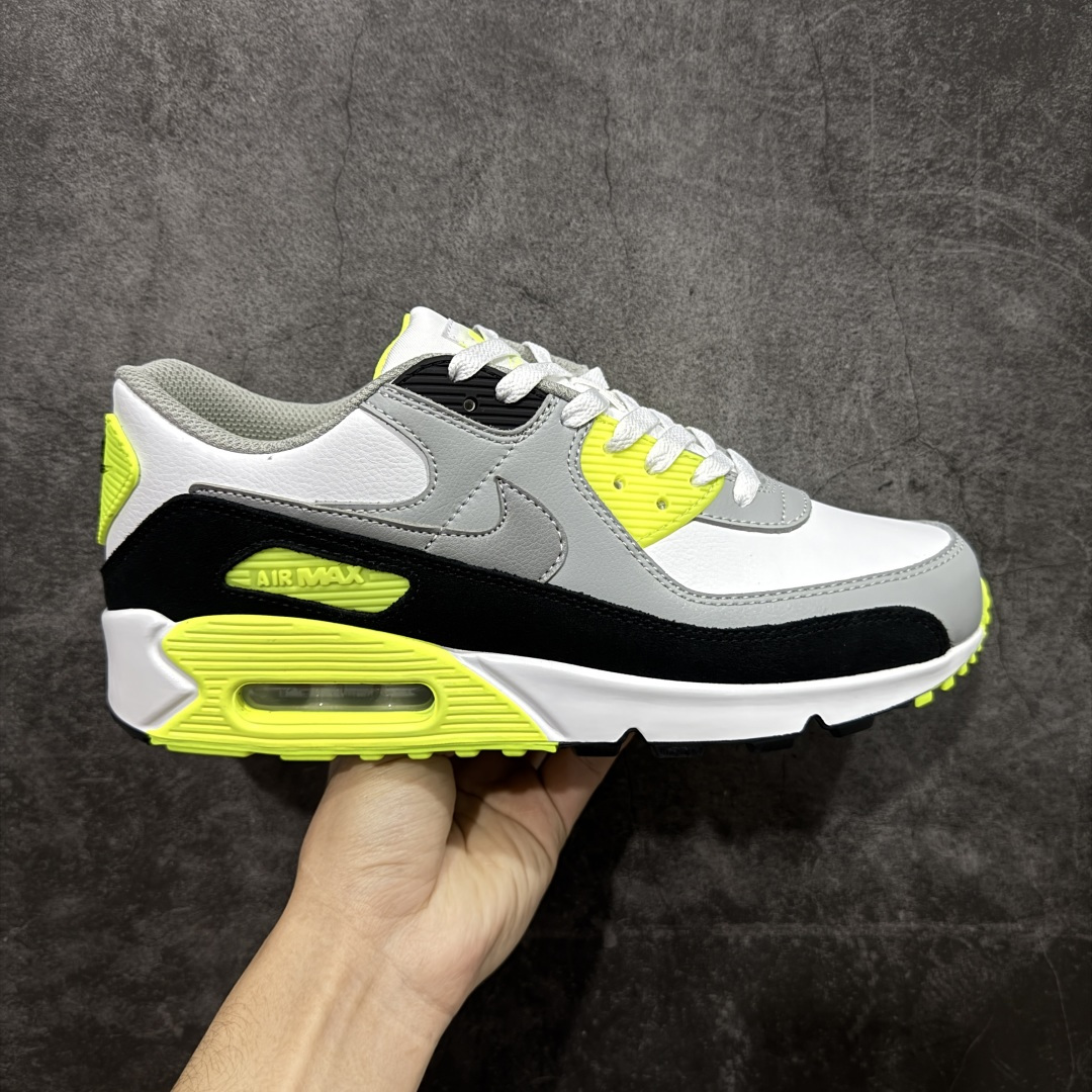 【Max纯原版】Nike Air Max 90 Leather 舒适时尚减震耐磨透气 低帮 气垫 休闲跑步鞋 男款 货号：CD6864-101 顶级90款问市 开发数月 原版开发 多道QC质检 鞋型完美复刻 原厂级别工艺 正确色卡 正确气垫蓝光 正确大底 独家私模 采用进口头层牛皮拼接 定位高端市场 行业标杆工艺 尺码：39 40 40.5 41 42 42.5 43 44 44.5 45 46-选品中心