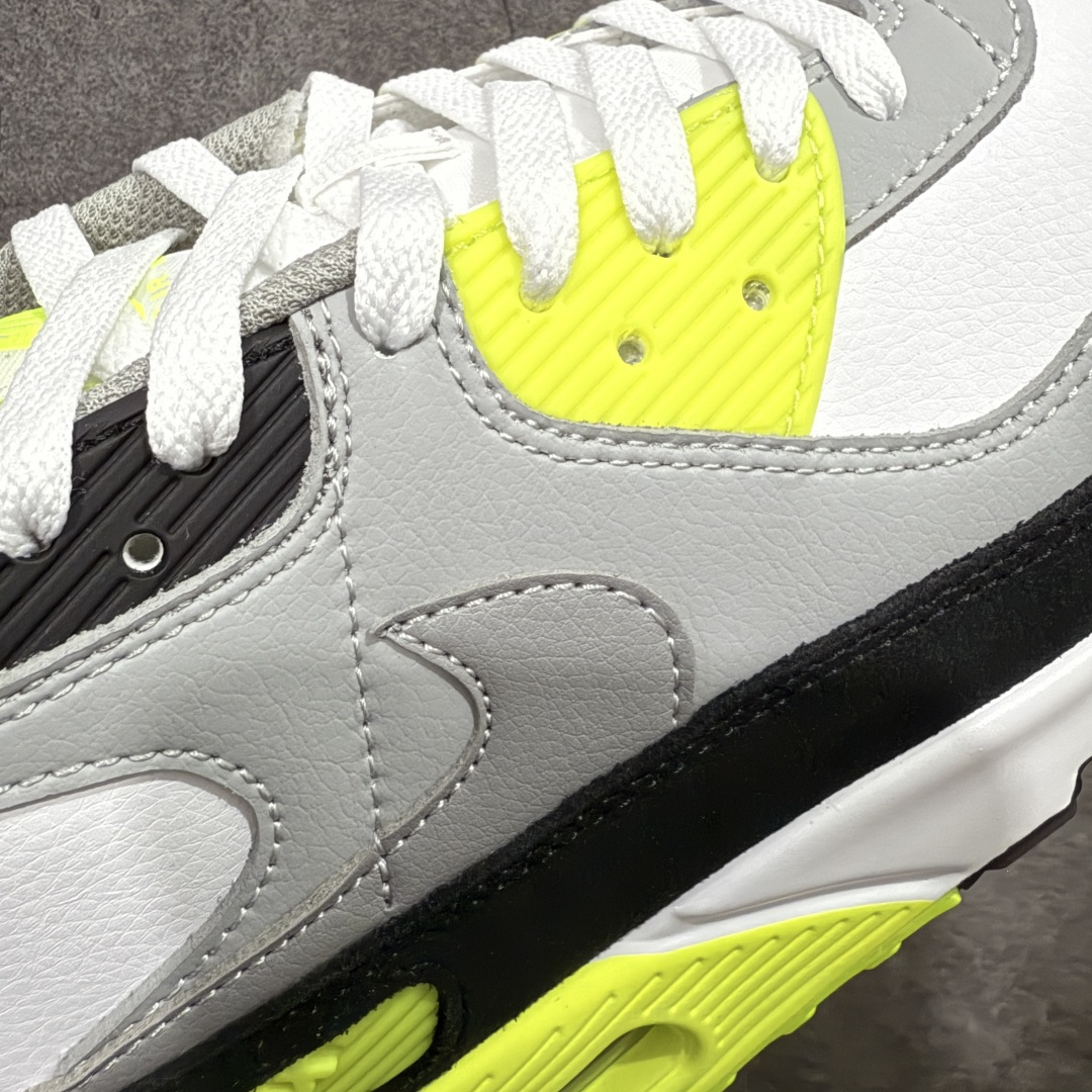 图片[4]-【Max纯原版】Nike Air Max 90 Leather 舒适时尚减震耐磨透气 低帮 气垫 休闲跑步鞋 男款 货号：CD6864-101 顶级90款问市 开发数月 原版开发 多道QC质检 鞋型完美复刻 原厂级别工艺 正确色卡 正确气垫蓝光 正确大底 独家私模 采用进口头层牛皮拼接 定位高端市场 行业标杆工艺 尺码：39 40 40.5 41 42 42.5 43 44 44.5 45 46-选品中心