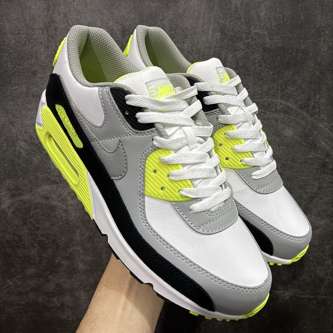 【Max纯原版】Nike Air Max 90 Leather 舒适时尚减震耐磨透气 低帮 气垫 休闲跑步鞋 男款 货号：CD6864-101 顶级90款问市 开发数月 原版开发 多道QC质检 鞋型完美复刻 原厂级别工艺 正确色卡 正确气垫蓝光 正确大底 独家私模 采用进口头层牛皮拼接 定位高端市场 行业标杆工艺 尺码：39 40 40.5 41 42 42.5 43 44 44.5 45 46-选品中心