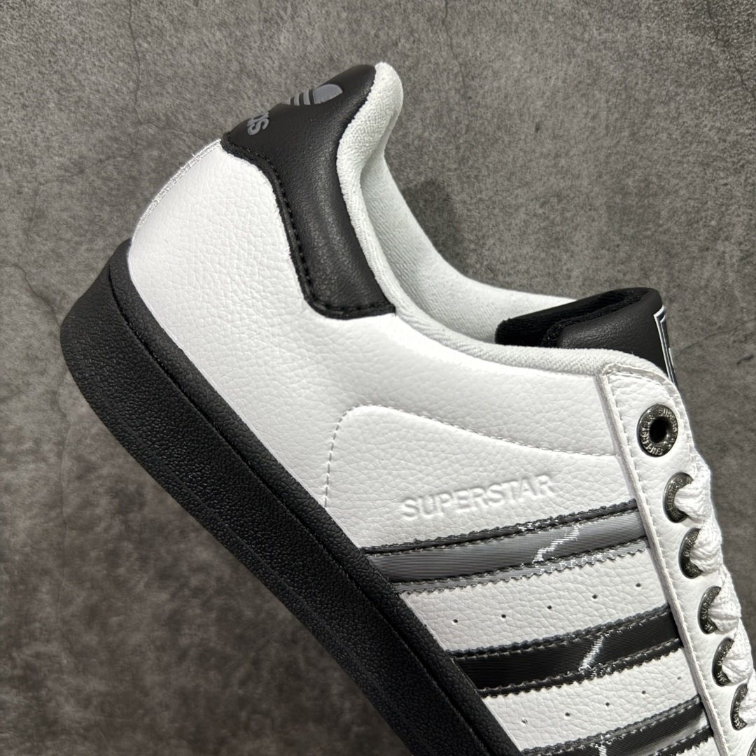 图片[7]-【公司级】Adidas Originals Superstar贝壳头系列 阿迪达斯 低帮经典百搭休闲运动板鞋 炫幻白黑JQ3208 尺码：35.5 36 36.5 37 38 38.5 39 40 40.5 41 42 42.5 43 44 45-选品中心