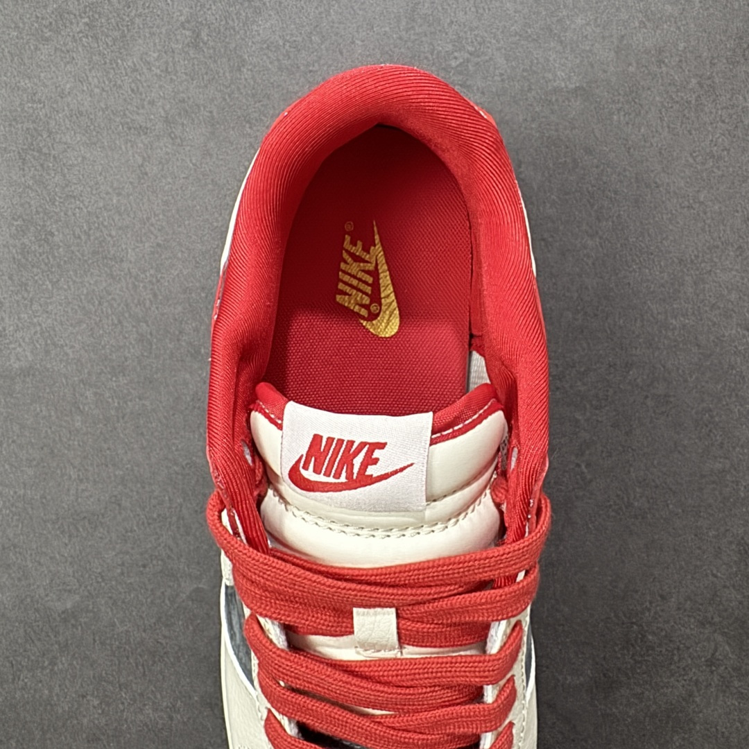 图片[7]-【定制版】Nike SB Dunk Low 马年联名限定 红黑麂皮 高端定制 低帮休闲板鞋 #定制鞋盒 大厂纯原品质出货 超高清洁度 皮料切割干净无任何毛边 细节完美 货号：HG0026-005 尺码：36 36.5 37.5 38 38.5 39 40 40.5 41 42 42.5 43 44 44.5 45-选品中心