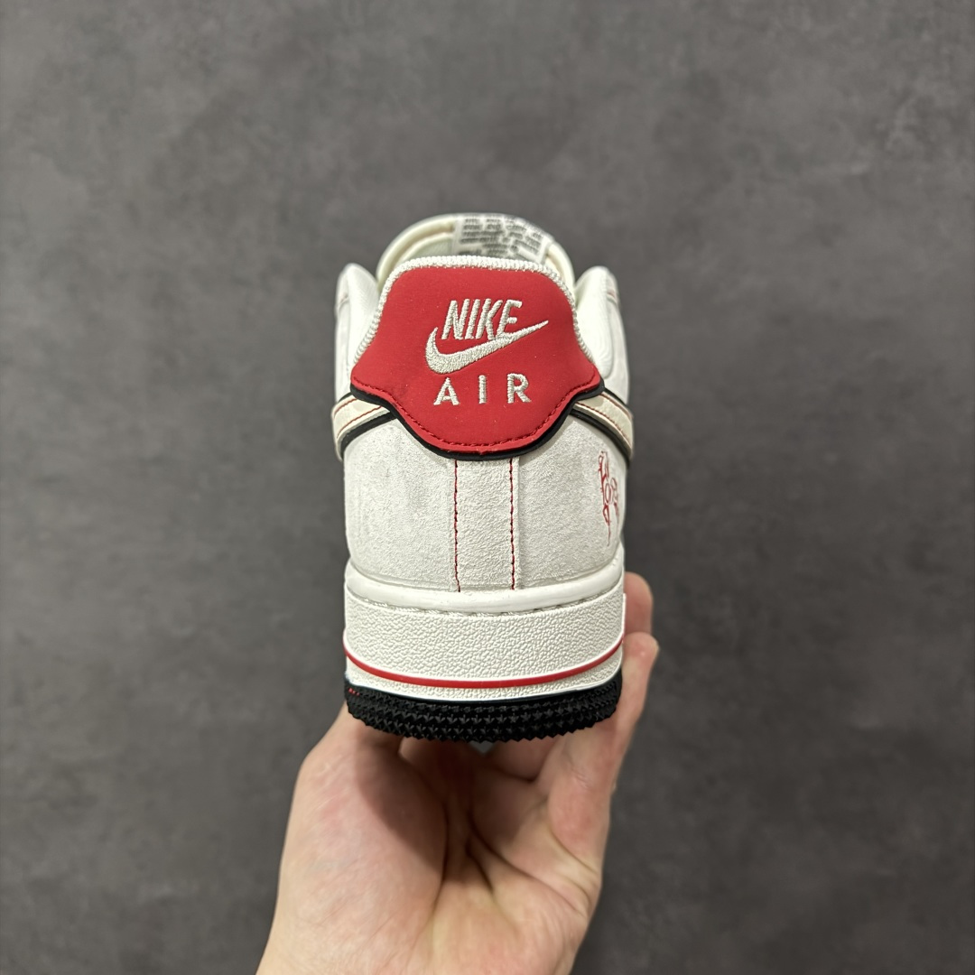 图片[4]-【定制版】Nike Air Force 1\’07 Low 红白老花拼接 空军一号低帮休闲板鞋 JP2026-131  #原楦头原纸板 高端定制鞋盒 原厂鞋底 超高清洁度 细节完美  尺码：36 36.5 37.5 38 38.5 39 40 40.5 41 42 42.5 43 44 44.5 45-选品中心