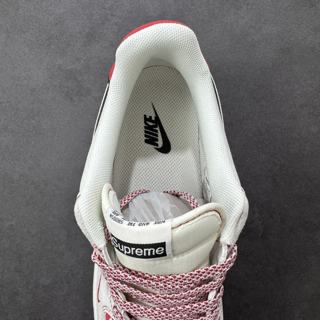 图片[7]-【定制版】Nike Air Force 1\’07 Low 红白老花拼接 空军一号低帮休闲板鞋 JP2026-131  #原楦头原纸板 高端定制鞋盒 原厂鞋底 超高清洁度 细节完美  尺码：36 36.5 37.5 38 38.5 39 40 40.5 41 42 42.5 43 44 44.5 45-选品中心