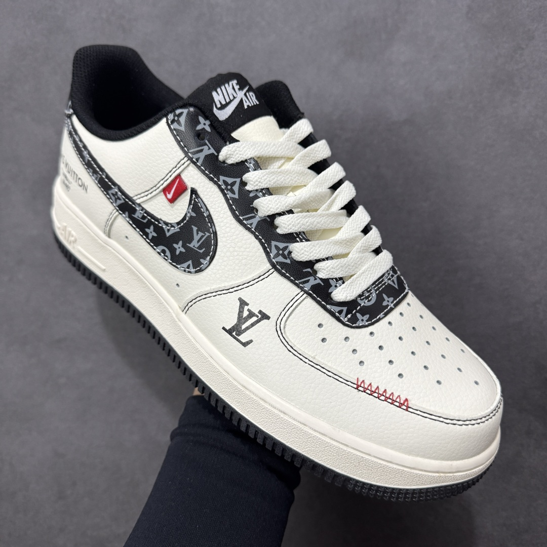 图片[3]-【定制版】Nike Air Force 1\’07 Low LV联名老花色 空军一号低帮休闲板鞋  #原楦头原纸板 高端定制鞋盒 原厂鞋底 超高清洁度 细节完美 货号：LV2288-002  尺码：36 36.5 37.5 38 38.5 39 40 40.5 41 42 42.5 43 44 44.5 45-选品中心
