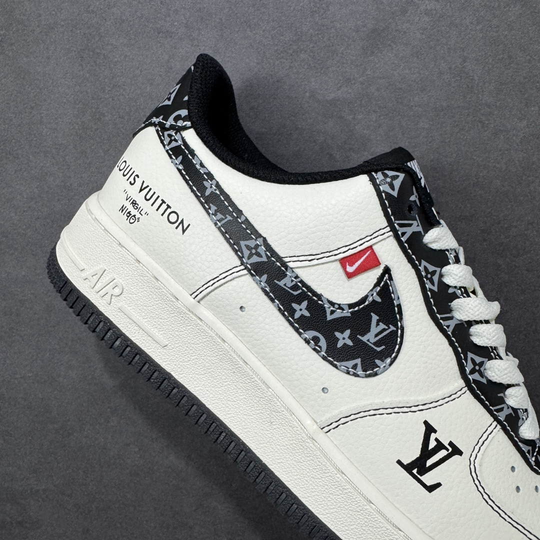 图片[6]-【定制版】Nike Air Force 1\’07 Low LV联名老花色 空军一号低帮休闲板鞋  #原楦头原纸板 高端定制鞋盒 原厂鞋底 超高清洁度 细节完美 货号：LV2288-002  尺码：36 36.5 37.5 38 38.5 39 40 40.5 41 42 42.5 43 44 44.5 45-选品中心