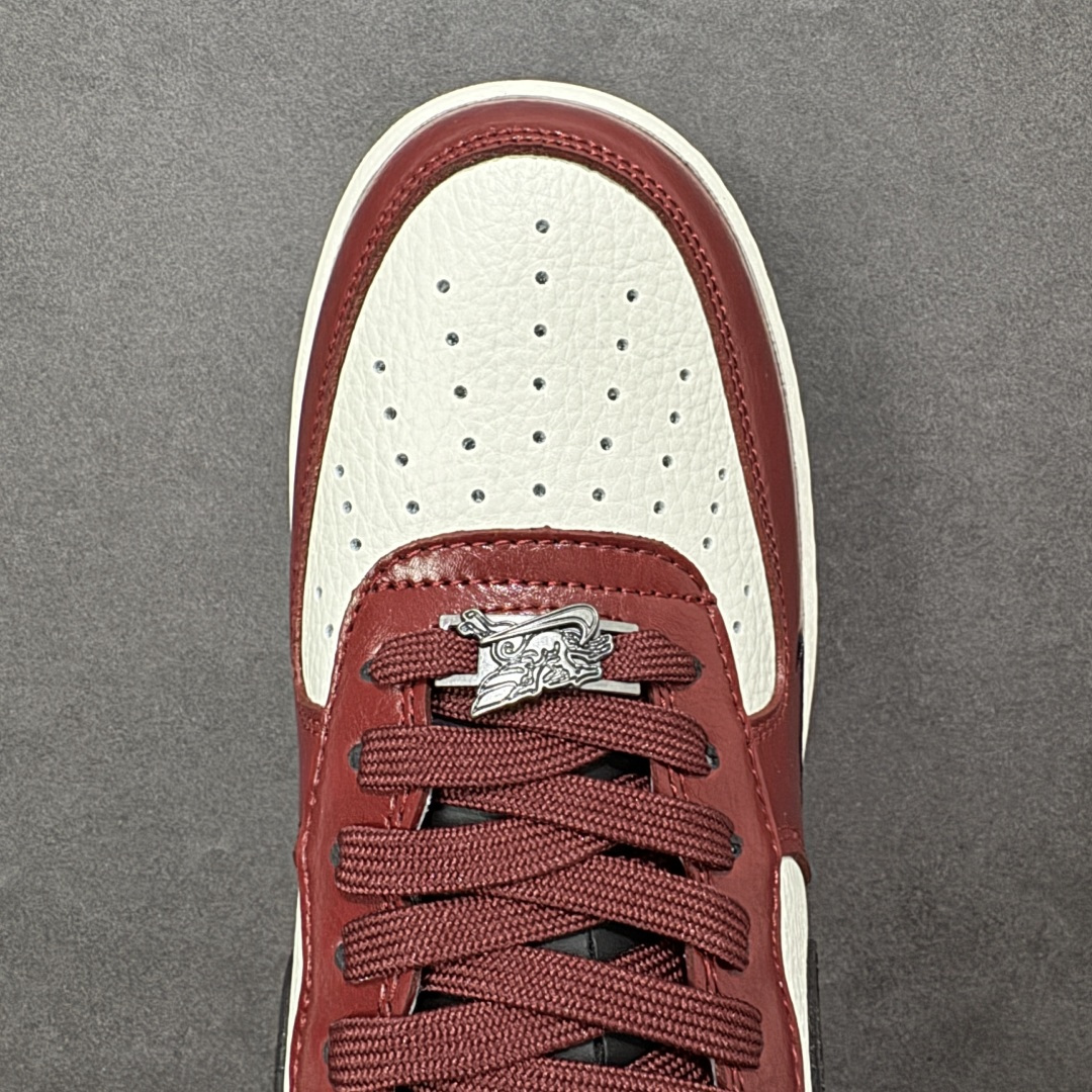 图片[8]-【定制版】NIke Air Force 1 \’07 Low “马年限定–栆红奶白” 空军一号低帮 运动鞋 休闲鞋 折边针车 工艺难度大 原楦头原纸板 高端定制鞋盒 原厂鞋底 超高清洁度 细节完美 货号：HF3148-102 尺码：36 36.5 37.5 38 38.5 39 40 40.5 41 42 42.5 43 44 44.5 45-选品中心
