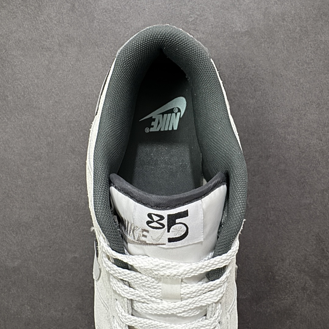 图片[7]-【YC纯原】Nike Dunk Low SE “85” 灰黑双勾 Nike推出特别版Dunk Low企划。此款Nike Dunk Low采用绒面革材质，鞋身左右侧均配有皮革质双 Swooshes灰色搭配上黑色。“85”年纪念标放在鞋舌的位置，简洁干净的配色设计 绝对是日常出街上脚的不二选择 货号：HV1800-101 尺码：36 36.5 37.5 38 38.5 39 40 40.5 41 42 42.5 43 44 44.5 45 46-选品中心