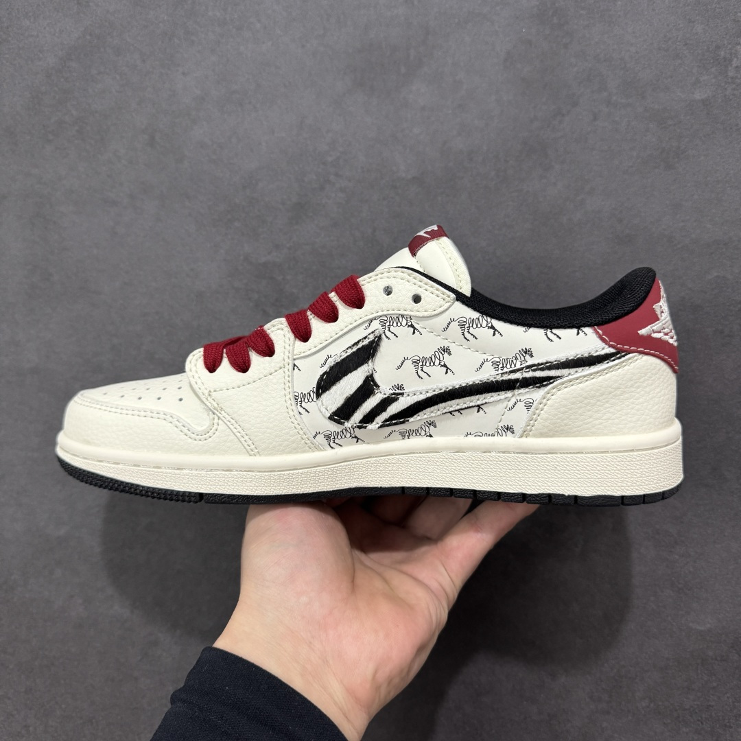 图片[2]-【定制版】Jordan 1 Low 马年限定 倒勾低帮休闲版本 原厂全头层皮 大厂纯原品质出货 纯正版型 定制鞋盒 皮料切割干净无任何毛边 细节完美 超高清洁度 货号：XT6998-113 尺码：36 36.5 37.5 38 38.5 39 40 40.5 41 42 42.5 43 44 44.5 45-选品中心