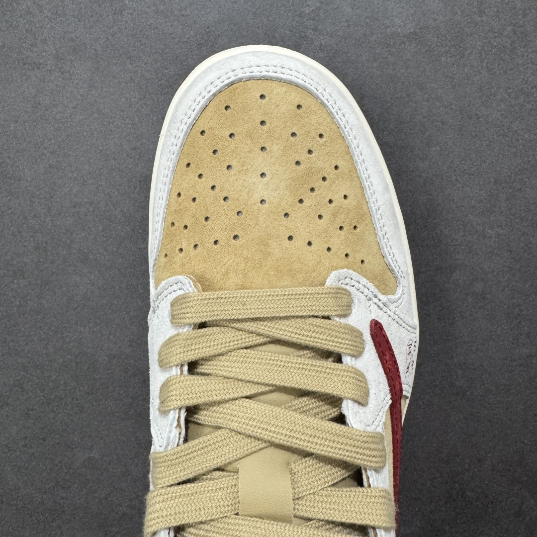 图片[8]-【定制版】Jordan 1 Low 马年限定 倒勾低帮休闲版本 原厂全头层皮 大厂纯原品质出货 纯正版型 定制鞋盒 皮料切割干净无任何毛边 细节完美 超高清洁度 货号：LX1988-807 尺码：36 36.5 37.5 38 38.5 39 40 40.5 41 42 42.5 43 44 44.5 45-选品中心