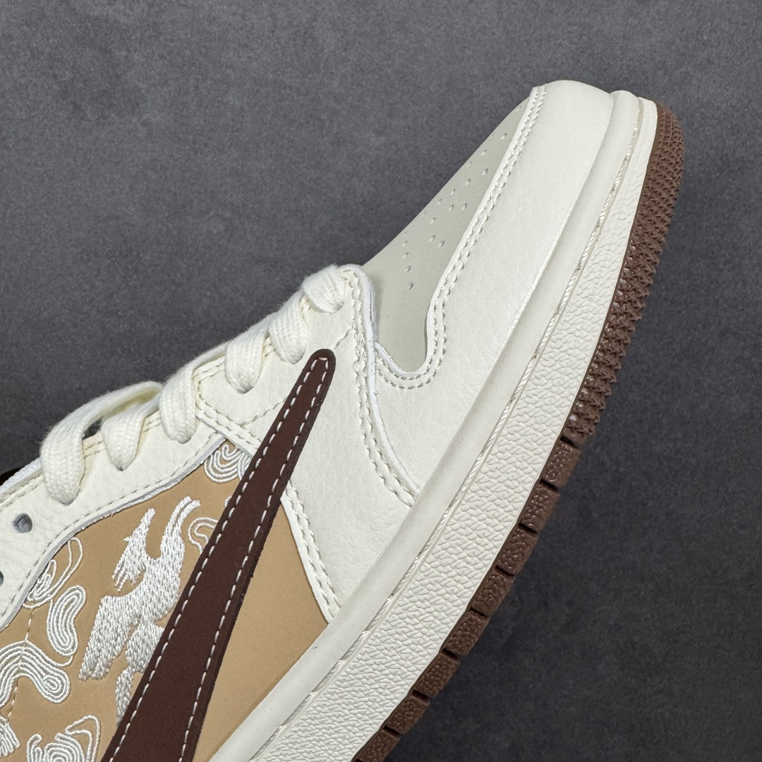 图片[5]-【定制版】Jordan 1 Low 马年限定 倒勾低帮休闲版本 原厂全头层皮 大厂纯原品质出货 纯正版型 定制鞋盒 皮料切割干净无任何毛边 细节完美 超高清洁度 货号：JY6988-146 尺码：36 36.5 37.5 38 38.5 39 40 40.5 41 42 42.5 43 44 44.5 45-选品中心