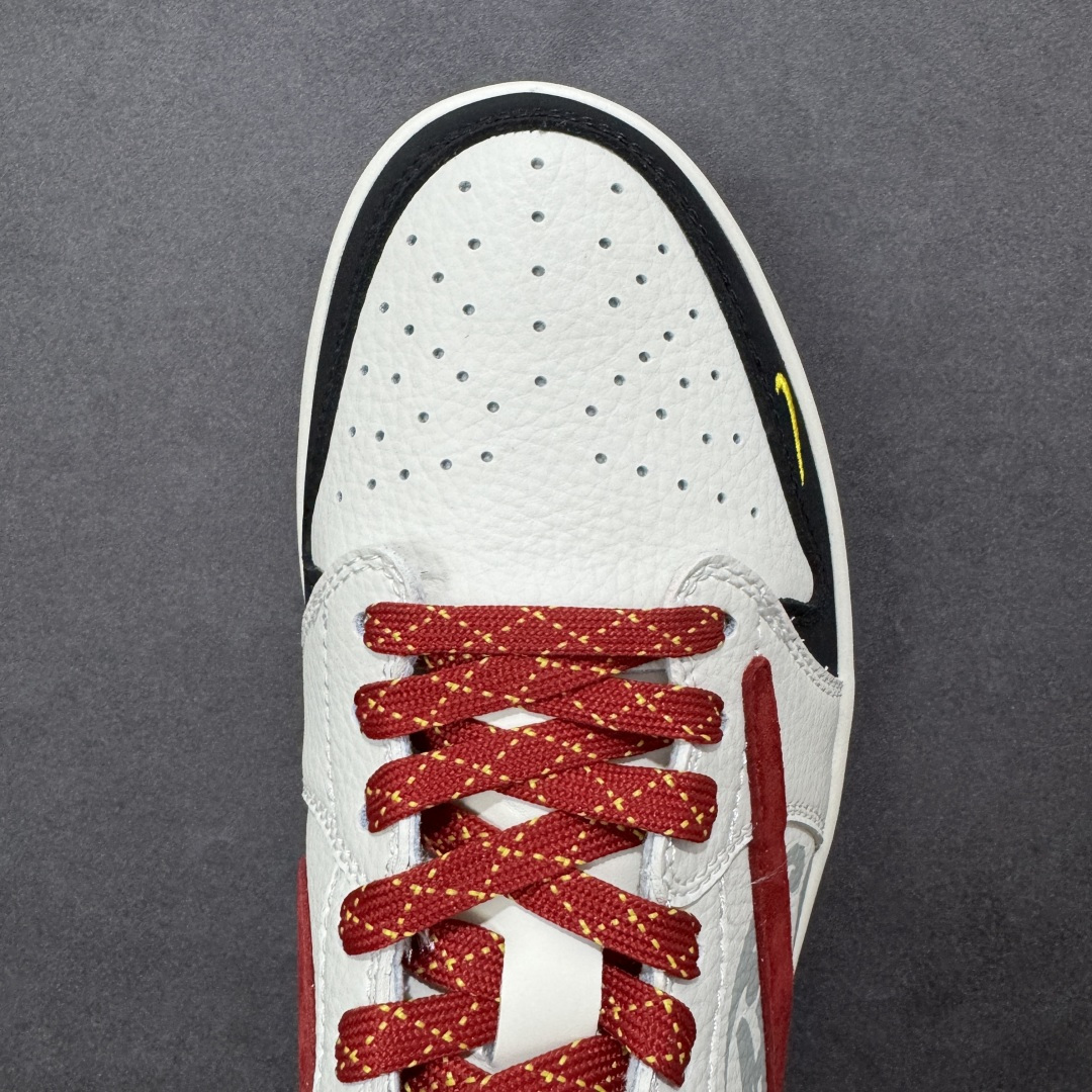 图片[8]-【定制版】Jordan 1 Low 马年限定 倒勾低帮休闲版本 原厂全头层皮 大厂纯原品质出货 纯正版型 定制鞋盒 皮料切割干净无任何毛边 细节完美 超高清洁度 货号：DF61-9001 尺码：36 36.5 37.5 38 38.5 39 40 40.5 41 42 42.5 43 44 44.5 45-选品中心