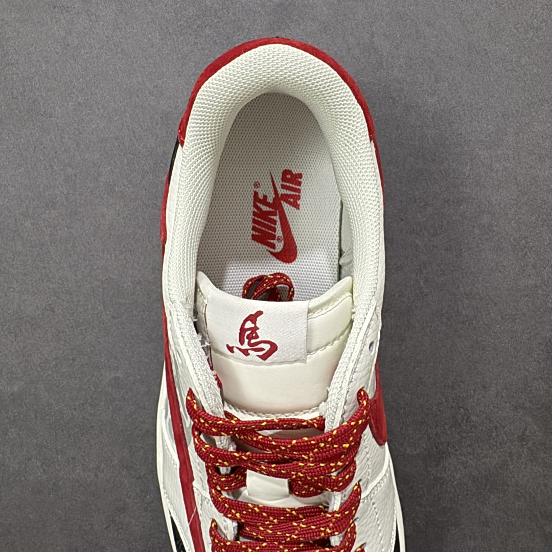 图片[7]-【定制版】Jordan 1 Low 马年限定 倒勾低帮休闲版本 原厂全头层皮 大厂纯原品质出货 纯正版型 定制鞋盒 皮料切割干净无任何毛边 细节完美 超高清洁度 货号：DF61-9001 尺码：36 36.5 37.5 38 38.5 39 40 40.5 41 42 42.5 43 44 44.5 45-选品中心