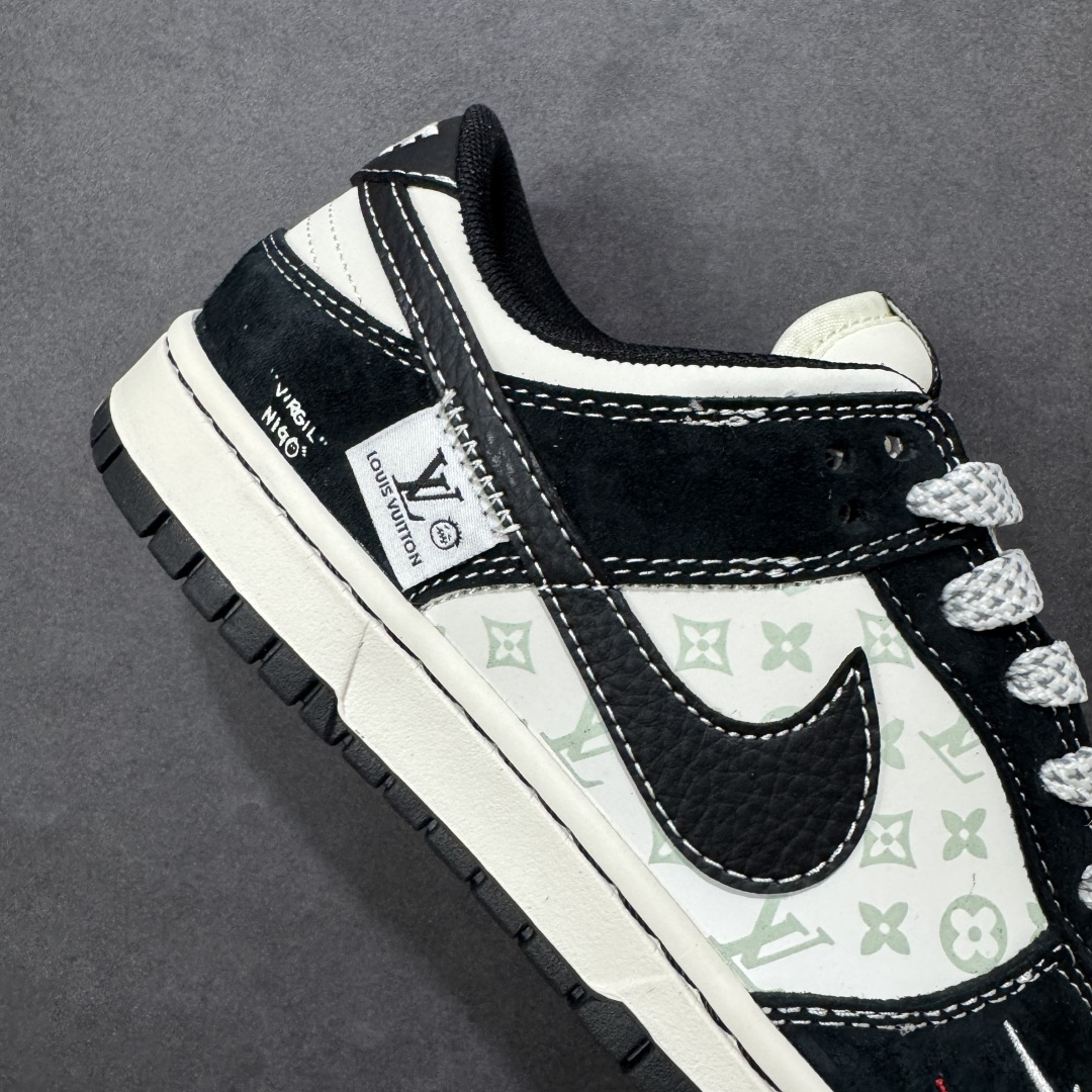 图片[6]-【定制版】Nike Dunk Low Retro LV联名 周年高端定制 低帮休闲板鞋 #定制鞋盒 大厂纯原品质出货 超高清洁度 皮料切割干净无任何毛边 细节完美 货号：YX5066-392 尺码：36 36.5 37.5 38 38.5 39 40 40.5 41 42 42.5 43 44 44.5 45-选品中心
