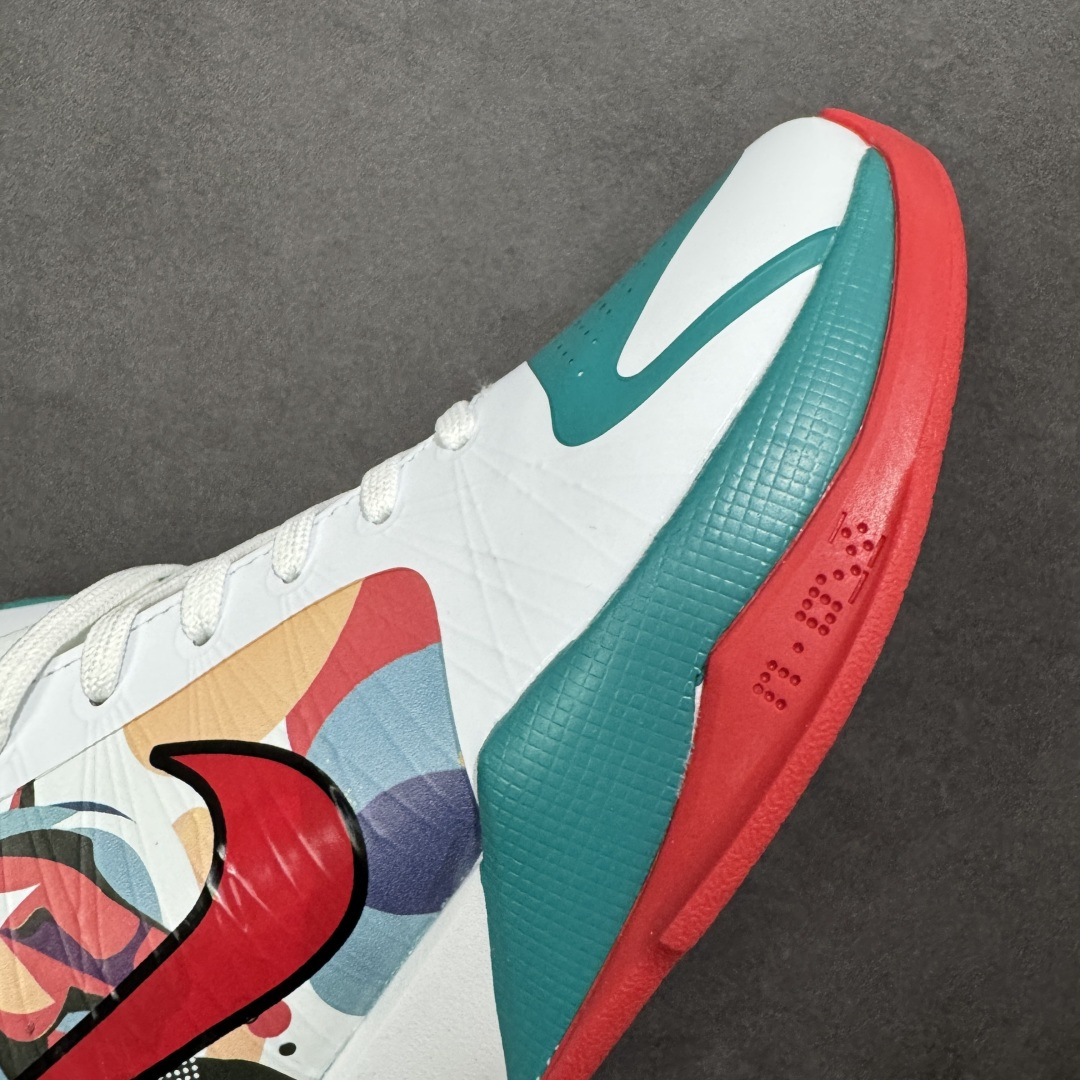 图片[5]-【定制版】Nike Zoom Kobe VI 马年限定 CNY新年款 耐克 科比6代系列 低帮复刻实战运动低帮文化篮球鞋 纯原版本 鞋头和鞋舌采用透气运动网布制成 采用更为挺拔的鞋口设计 为脚踝带来更佳的包裹与支撑感 侧面独特波纹纹理细节 打破了单调 赋予鞋子灵动与活力的视觉体验 货号：CD4991-866 尺码：38-46带半码-选品中心