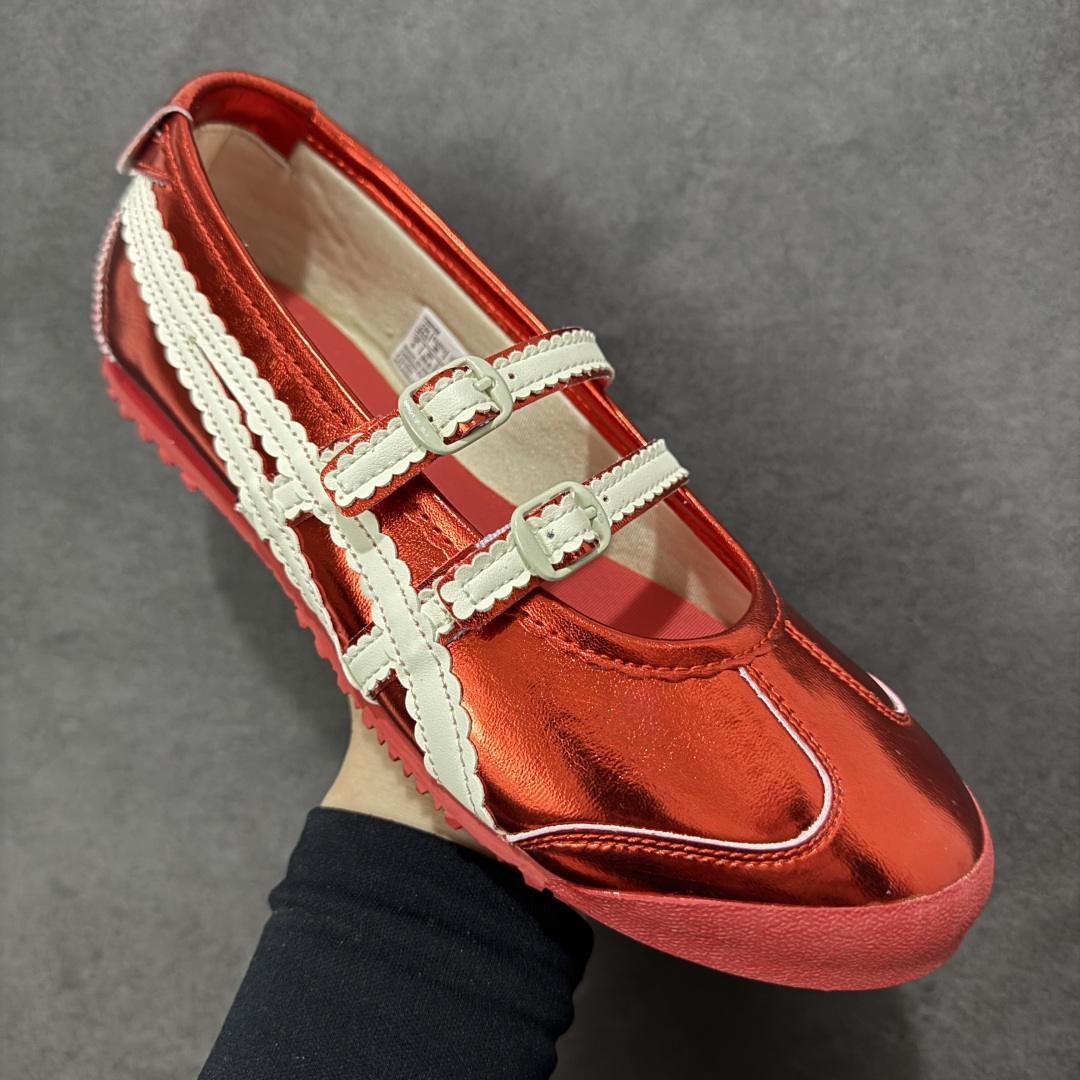 图片[3]-【公司级】Onitsuka Tiger鬼塚虎 MEXICO 66 TGRS 舒适 平跟 玛丽珍鞋 女款 红色 货号：1182A708-700 尺码：36 37 37.5 38 39 39.5 40-选品中心
