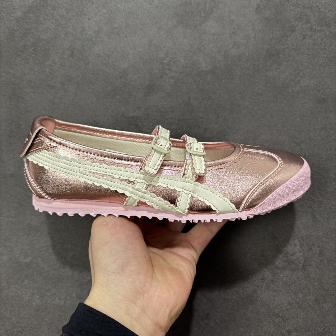 【公司级】Onitsuka Tiger鬼塚虎 MEXICO 66 TGRS 舒适 平跟 玛丽珍鞋 女款 红色 货号：1182A708-701 尺码：36 37 37.5 38 39 39.5 40-选品中心