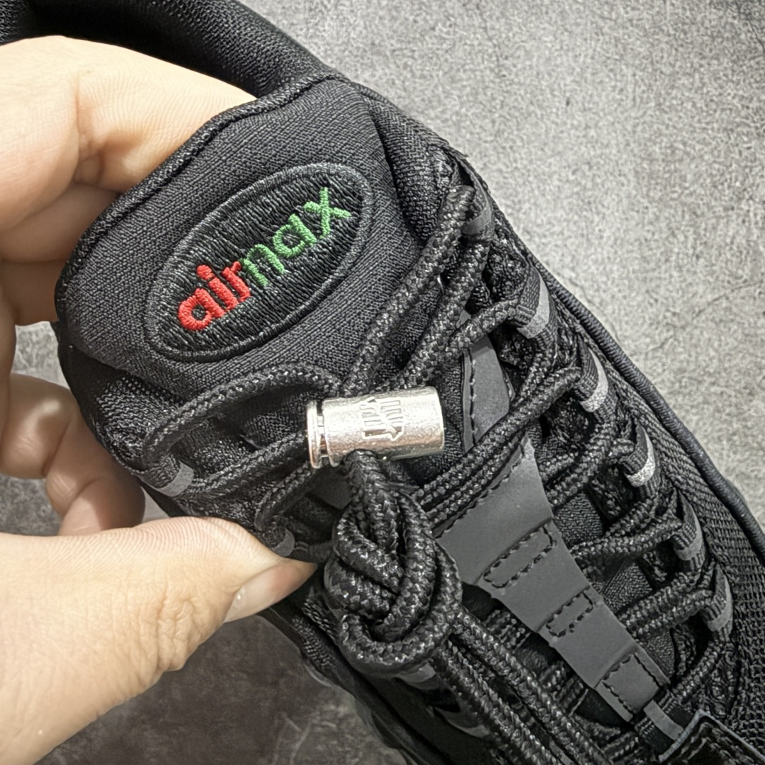 图片[6]-【GX纯原】UNDEFEATED x Nike Air Max 95 OG Big Bubble 黑色 货号：IB4453-001 外贸顶级专供 区别先行版 全部配色原鞋原尺码开发生产 极致还原 全部原厂材料一比一打造 一眼ZP既视感 欢迎对比市场版本 尺码：40 40.5 41 42 42.5 43 44 44.5 45 46 46.5 47.5 48 48.5-选品中心