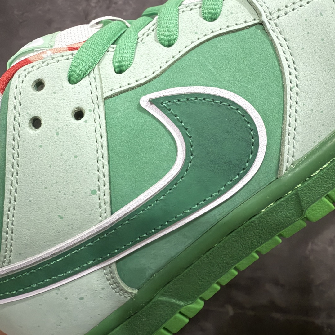 图片[3]-【纯原AY版】Concepts X NK SB Dunk 海藻绿龙虾 低帮休闲滑板鞋 BV1310-303 细节满满 性价比十足 全套配件齐全 品质随意秒杀市面各种文案党嘴炮\”纯原\” 尺码：36 36.5 37.5 38 38.5 39 40 40.5 41 42 42.5 43 44 44.5 45 46 47.5-选品中心